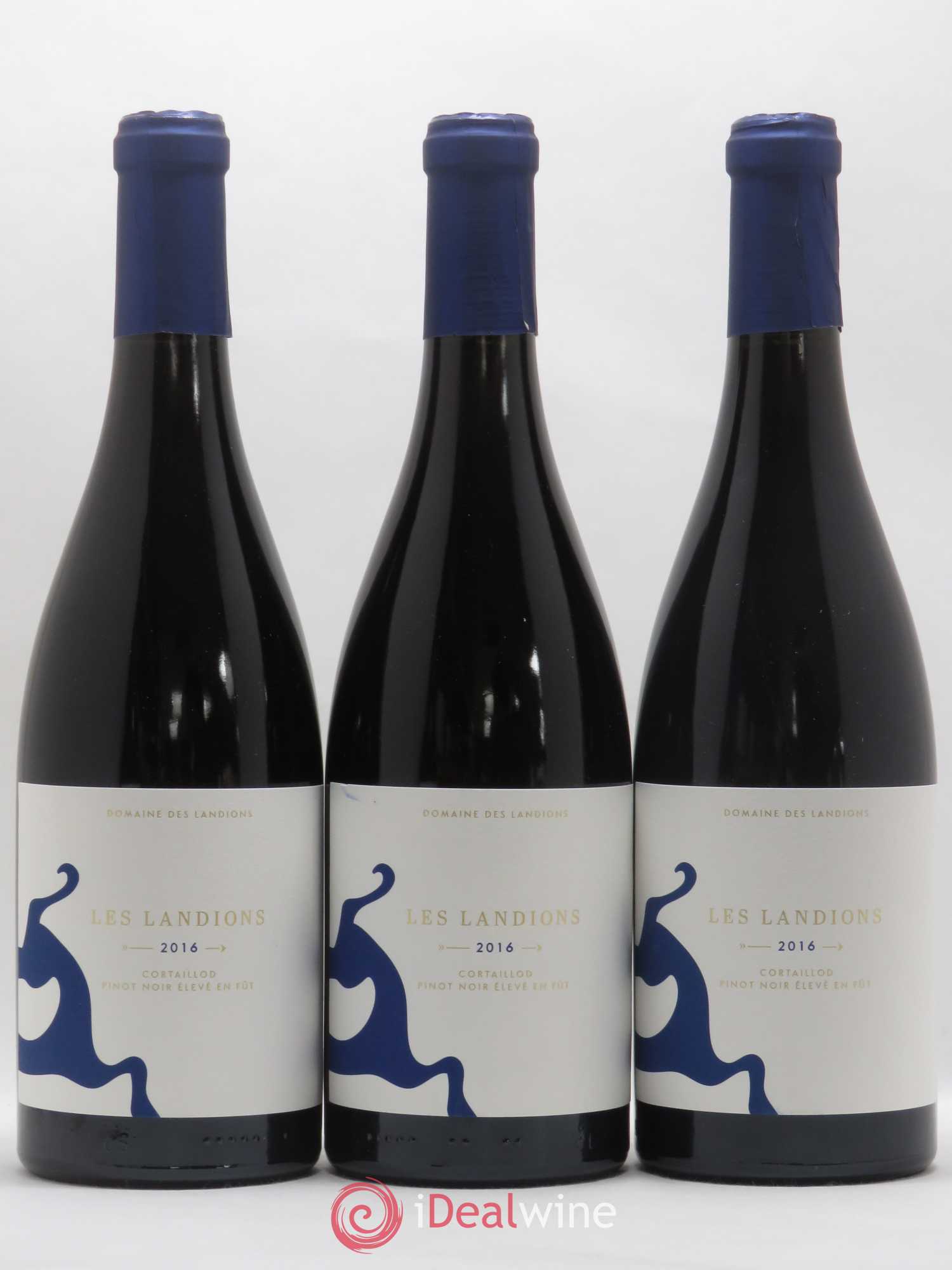 Neuchâtel Cortaillod Les Landions Landions (Domaine des) 2016 - Lot de 6 bouteilles - 3