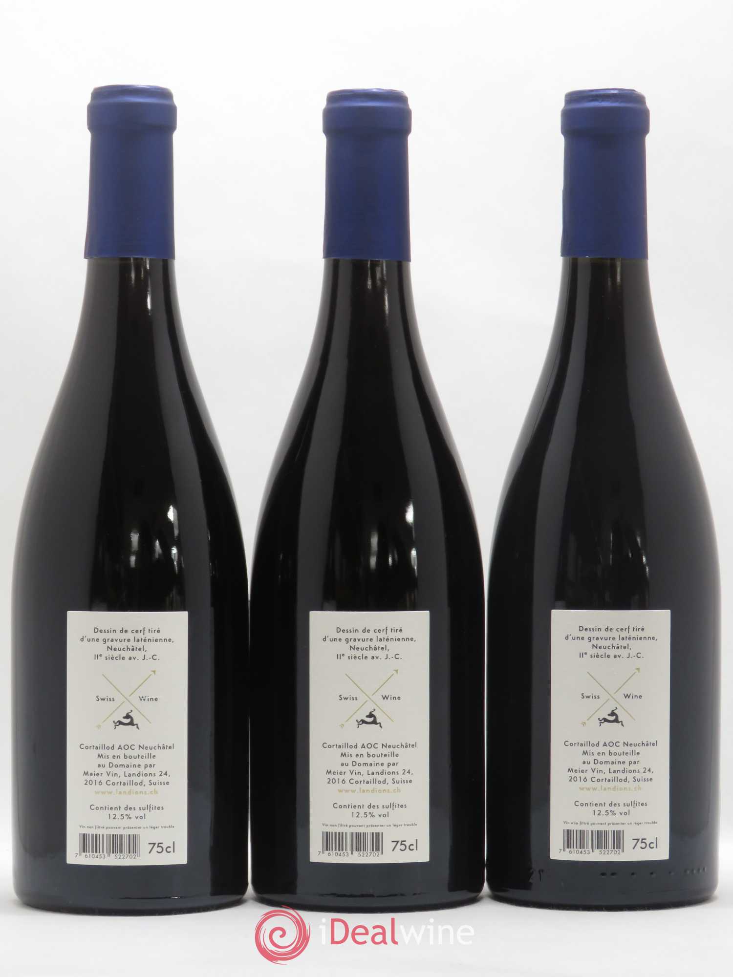 Neuchâtel Cortaillod Les Landions Landions (Domaine des) 2016 - Lot de 6 bouteilles - 4