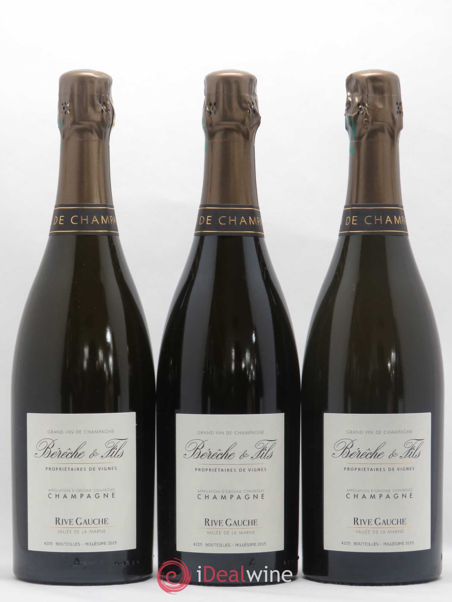Rive Gauche Extra-Brut Bérêche et Fils 2015 - Lot de 6 bouteilles - 1