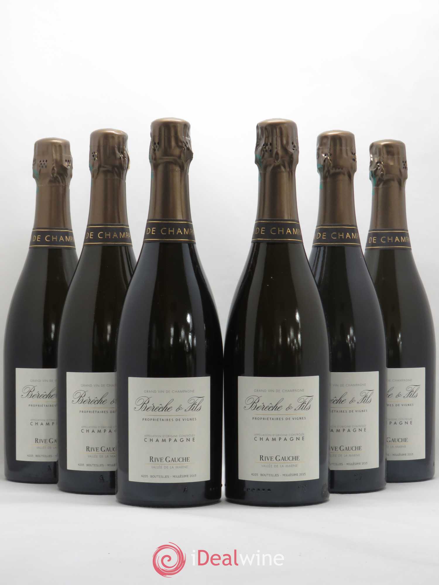 Rive Gauche Extra-Brut Bérêche et Fils 2015 - Lot de 6 bouteilles - 0