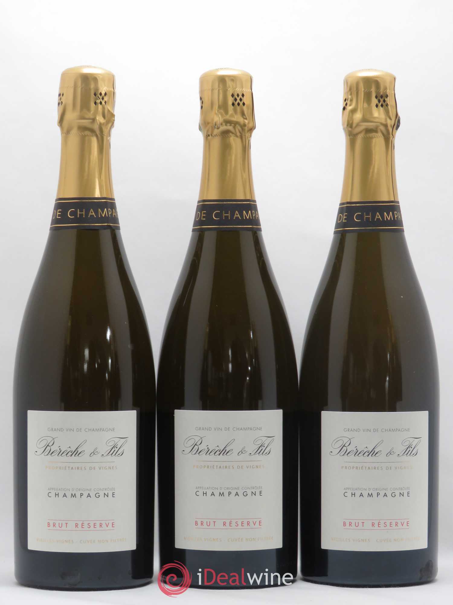 Brut Réserve Bérêche et Fils Vieilles Vignes - Lot de 6 bouteilles - 1