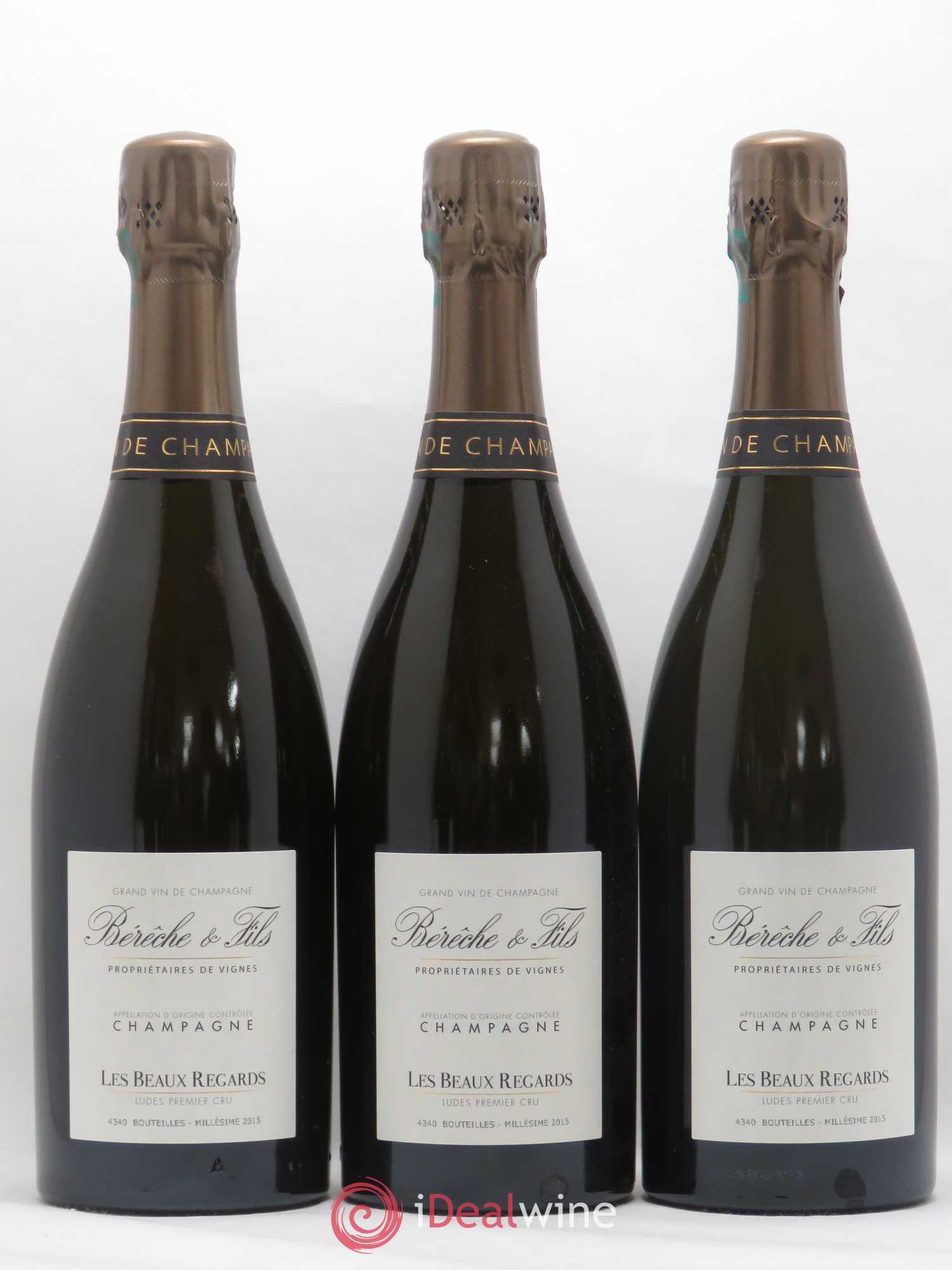 Les Beaux Regards Extra-Brut Bérêche et Fils 2015 - Lot of 6 bottles - 1