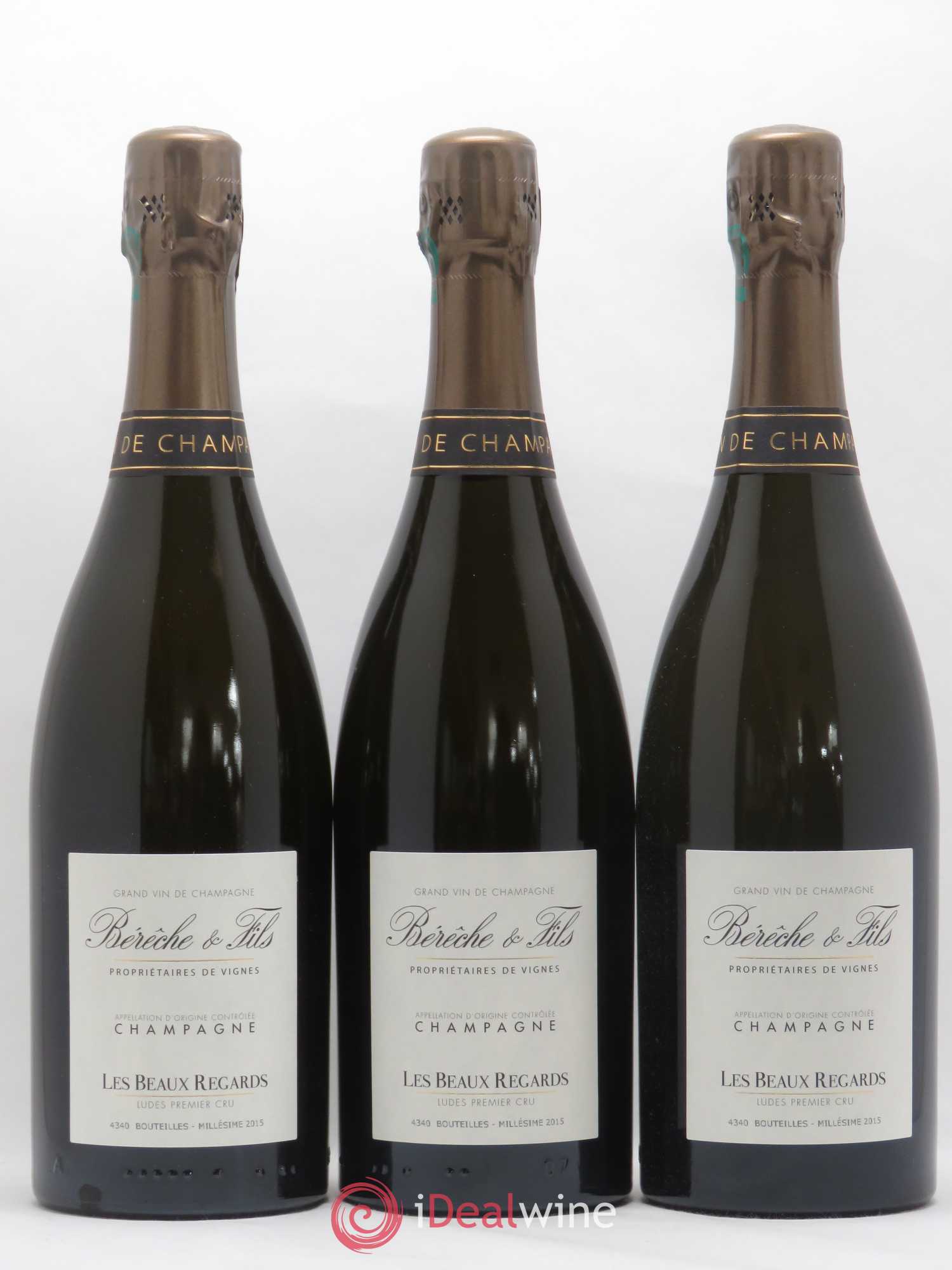 Les Beaux Regards Extra-Brut Bérêche et Fils 2015 - Lot of 6 bottles - 2