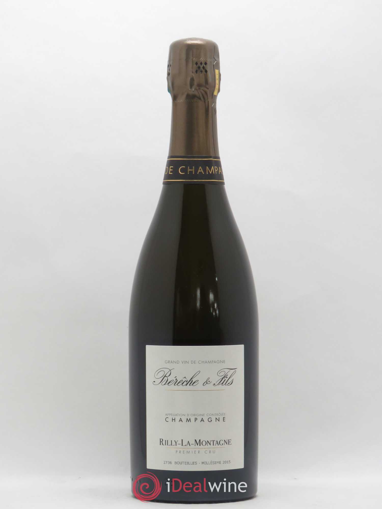 Rilly-La-Montagne 1er Cru Extra-Brut Bérêche et Fils Extra Brut 2015 - Lot de 1 bouteille - 0