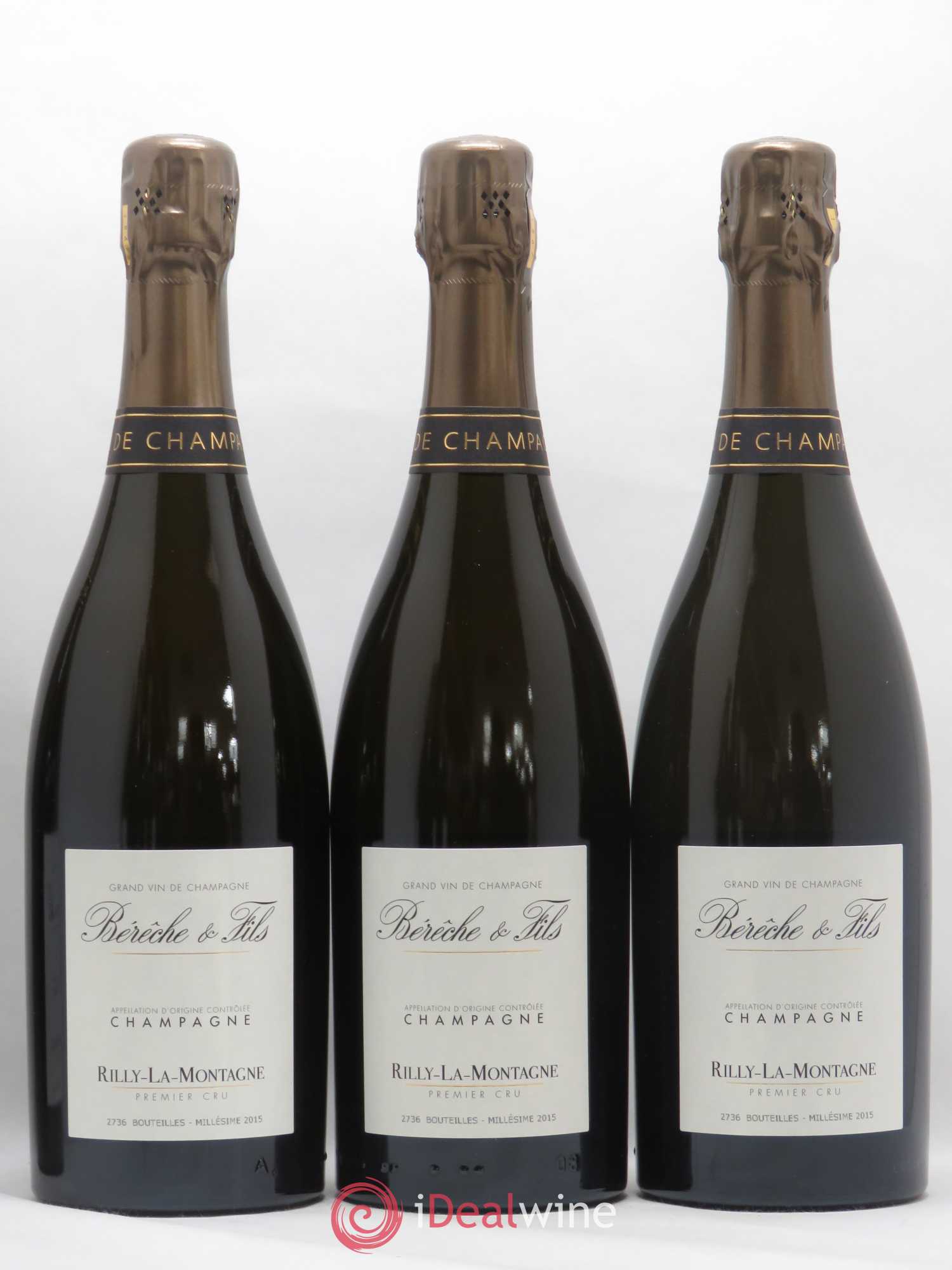 Rilly-La-Montagne 1er Cru Extra-Brut Bérêche et Fils Extra Brut 2015 - Lot de 6 bouteilles - 1
