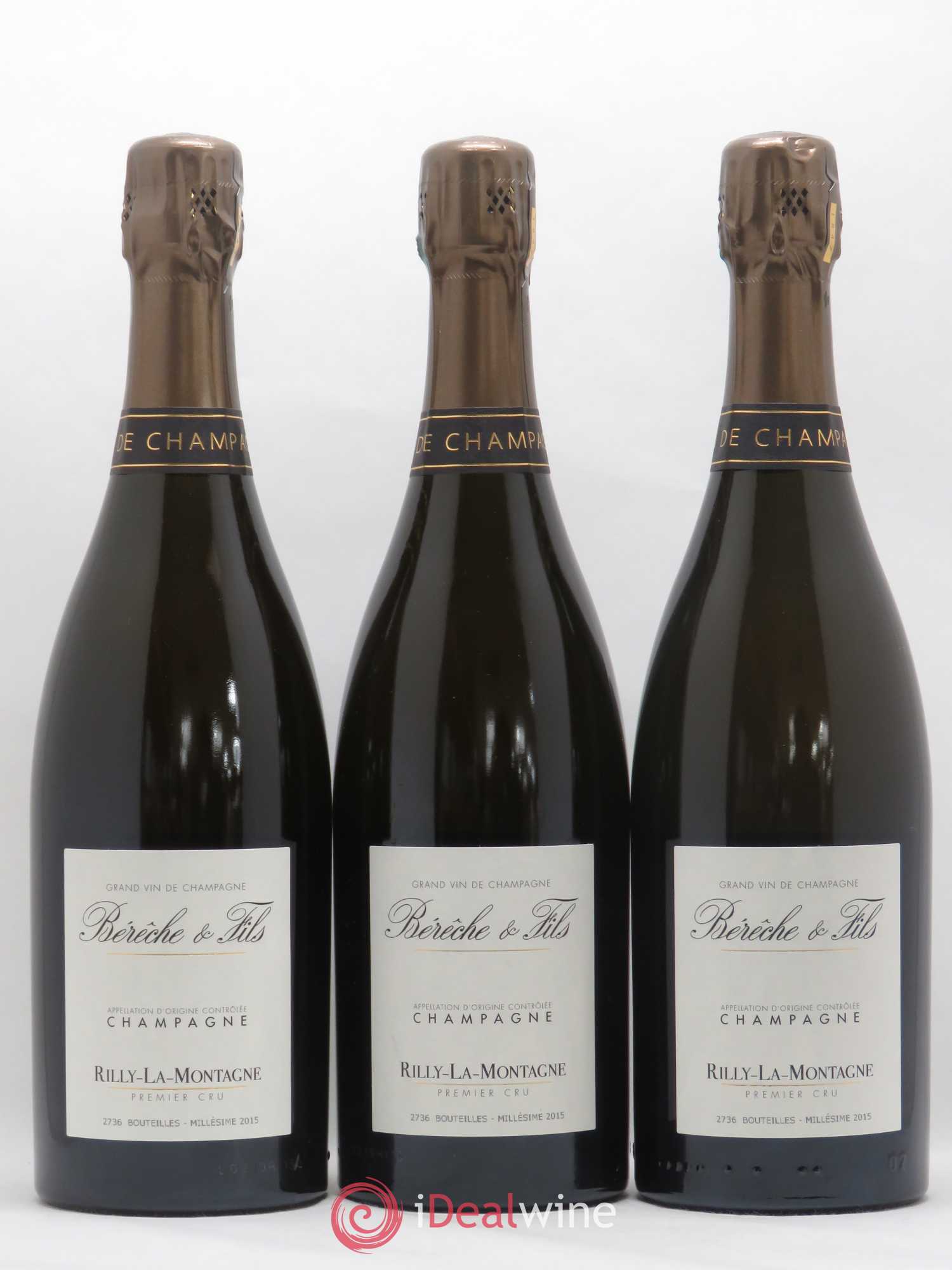 Rilly-La-Montagne 1er Cru Extra-Brut Bérêche et Fils Extra Brut 2015 - Lot de 6 bouteilles - 2