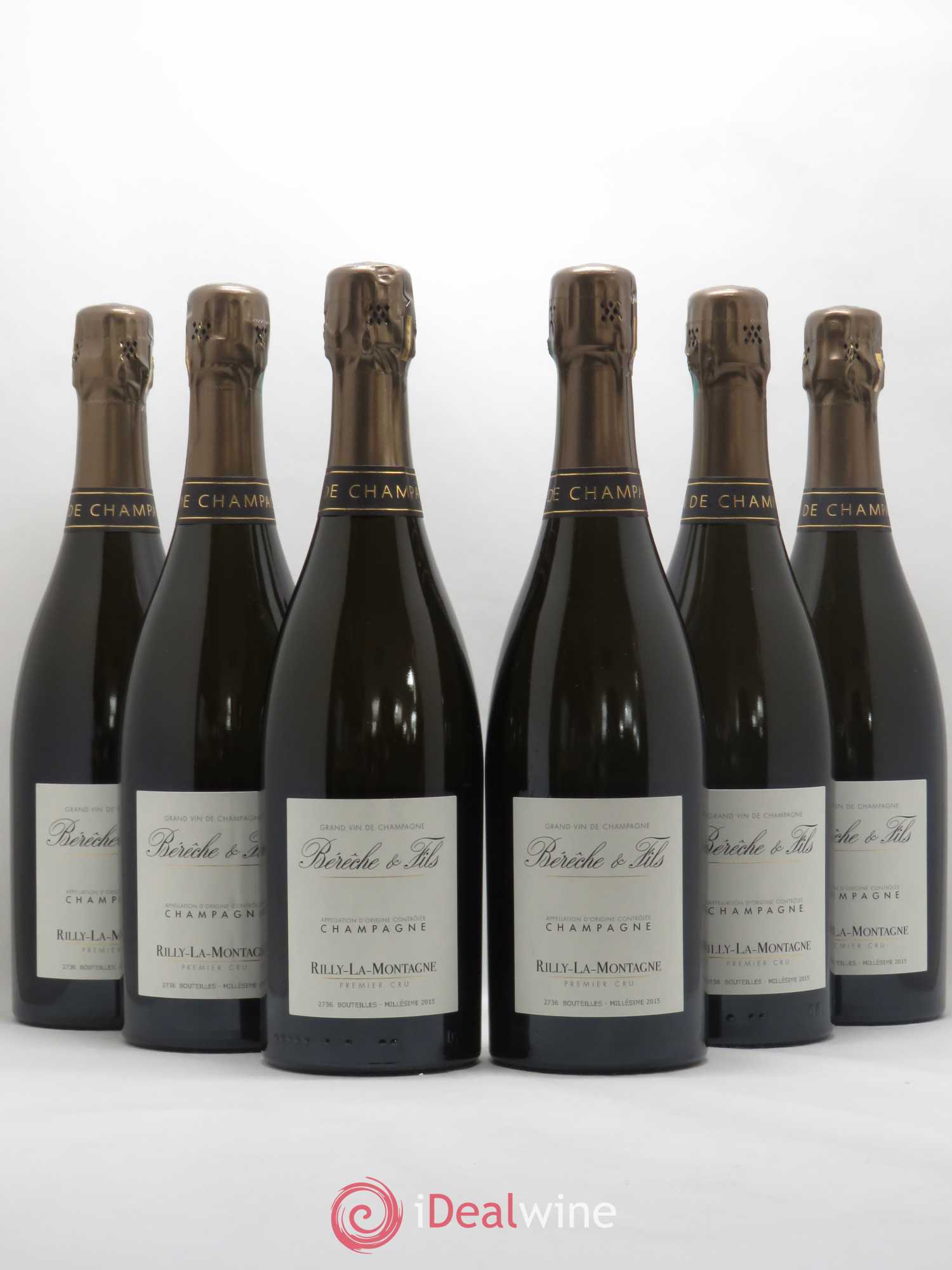 Rilly-La-Montagne 1er Cru Extra-Brut Bérêche et Fils Extra Brut 2015 - Lot de 6 bouteilles - 0