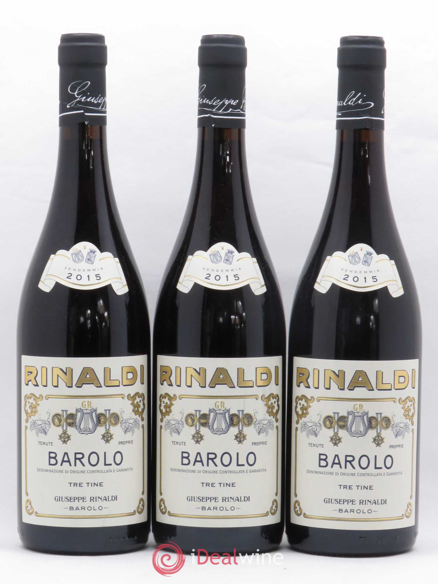 Barolo DOCG Tre Tine Giuseppe Rinaldi 2015 - Posten von 12 Flaschen - 3