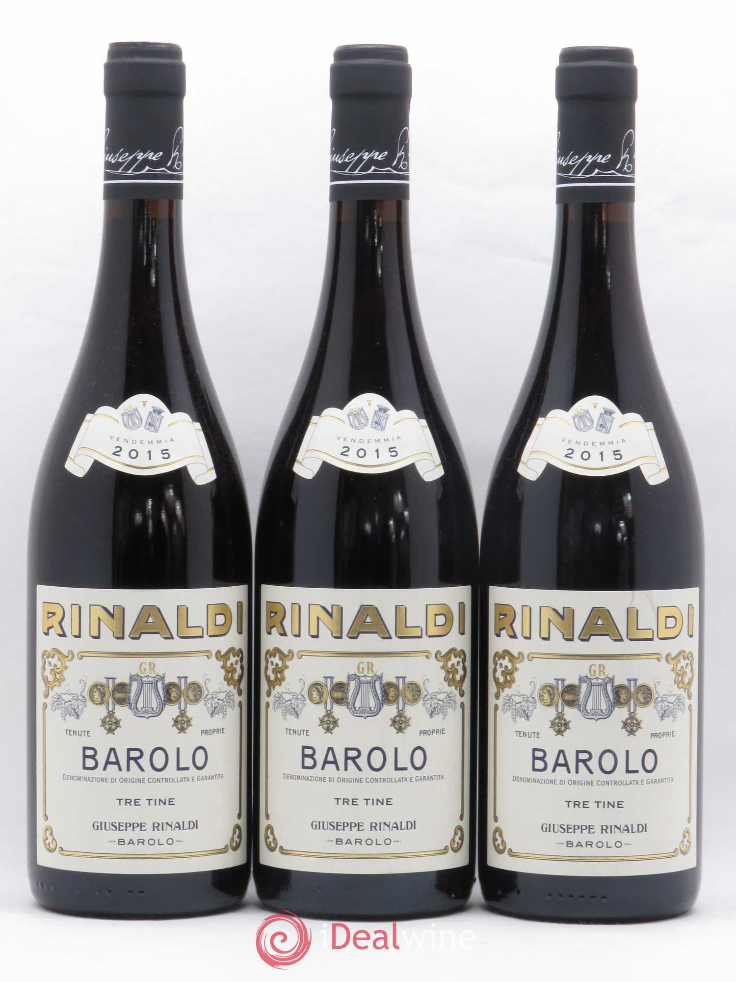 Barolo DOCG Tre Tine Giuseppe Rinaldi 2015 - Posten von 12 Flaschen - 5