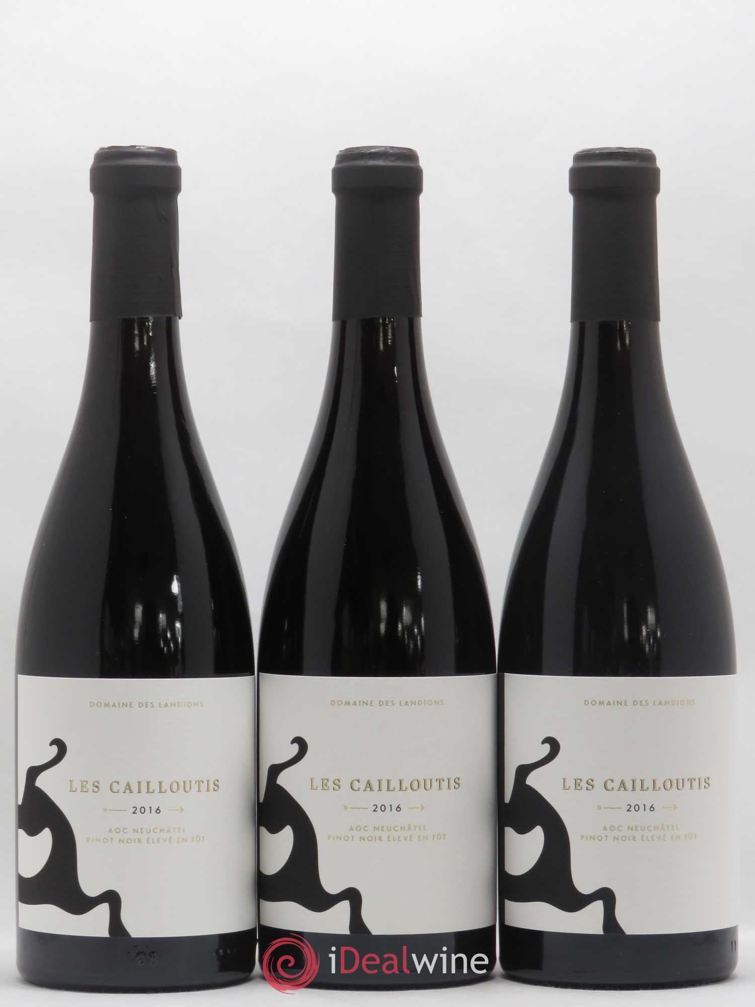 Neuchâtel Cortaillod Les Cailloutis Landions (Domaine des) 2016 - Posten von 12 Flaschen - 4
