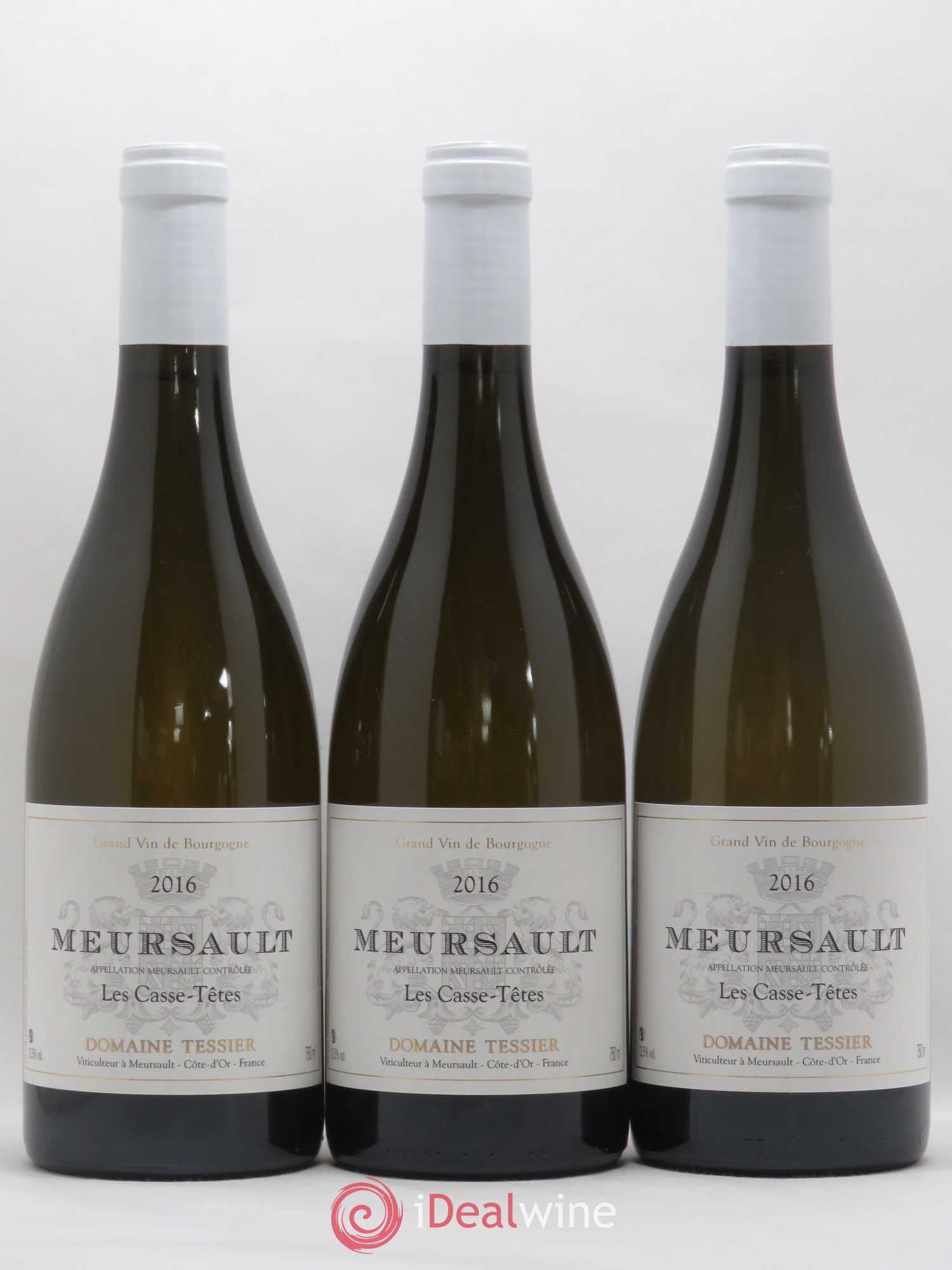 Meursault Les Casse-Têtes Tessier (Domaine) 2016 - Lot de 6 bouteilles - 1