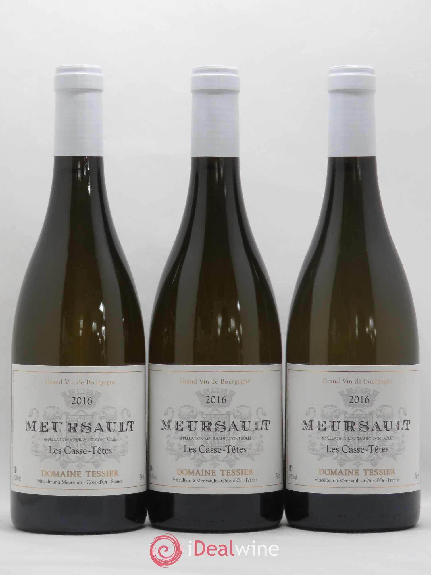 Meursault Les Casse-Têtes Tessier (Domaine) 2016 - Lot de 6 bouteilles - 2
