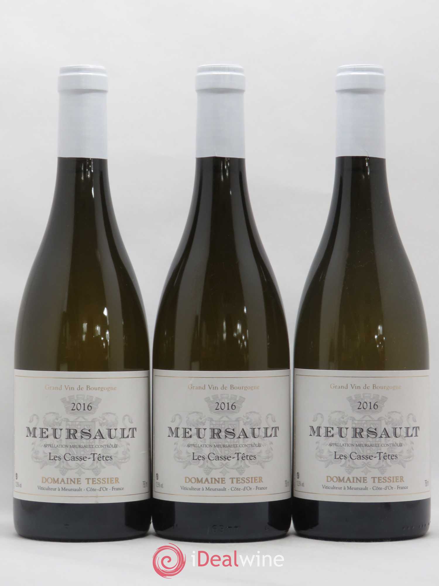 Meursault Les Casse-Têtes Tessier (Domaine) 2016 - Lot de 12 bouteilles - 1