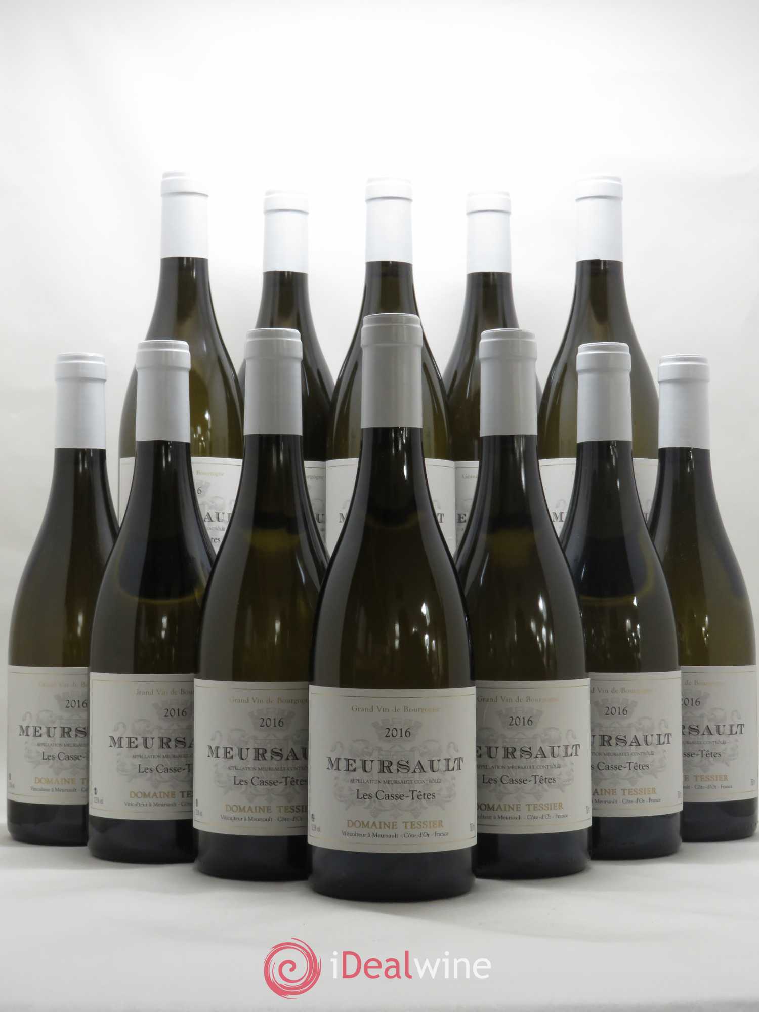 Meursault Les Casse-Têtes Tessier (Domaine) 2016 - Lot de 12 bouteilles - 0