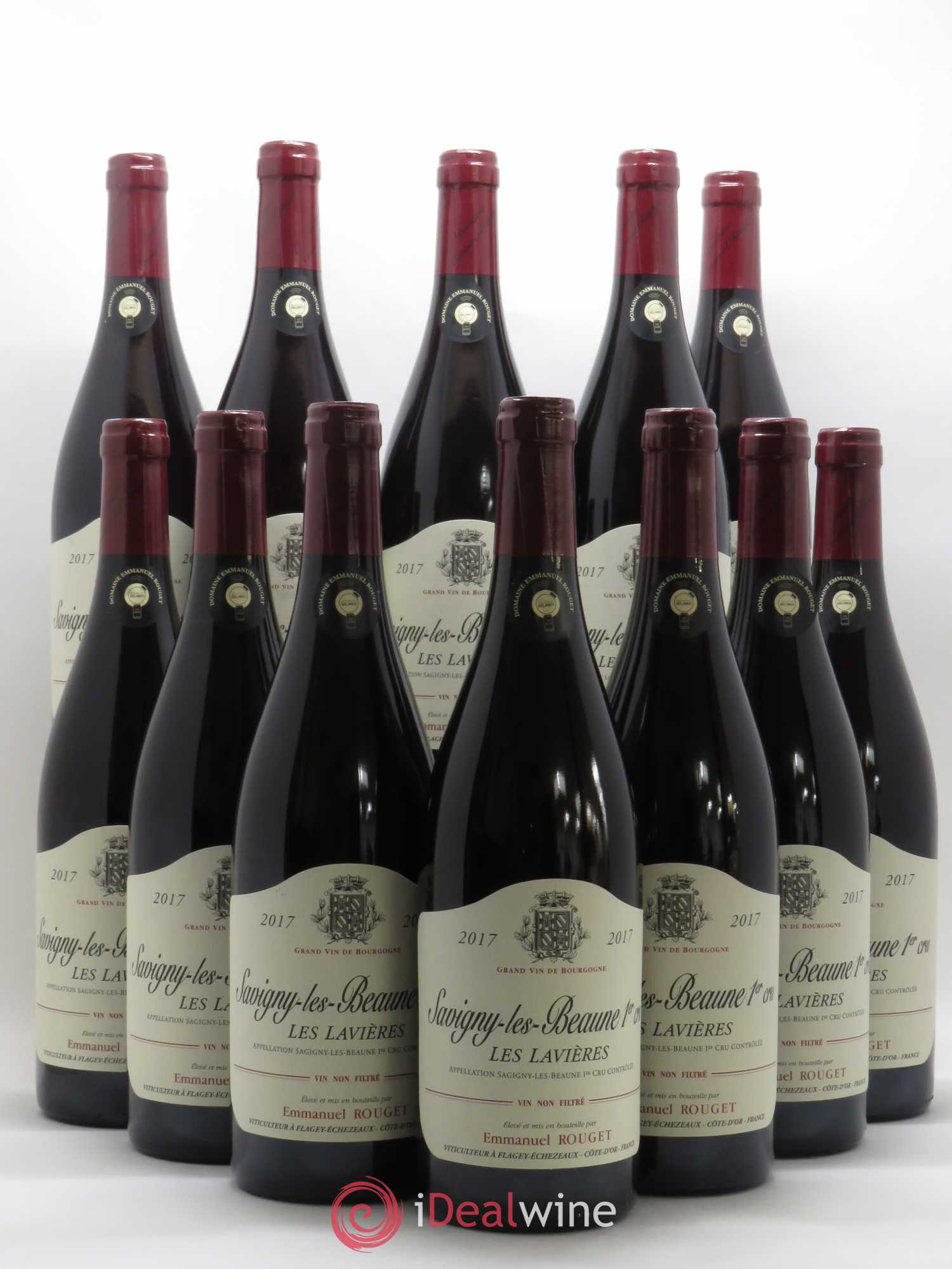 Savigny-lès-Beaune 1er Cru Les Lavières Emmanuel Rouget 2017 - Lot de 12 bouteilles - 0