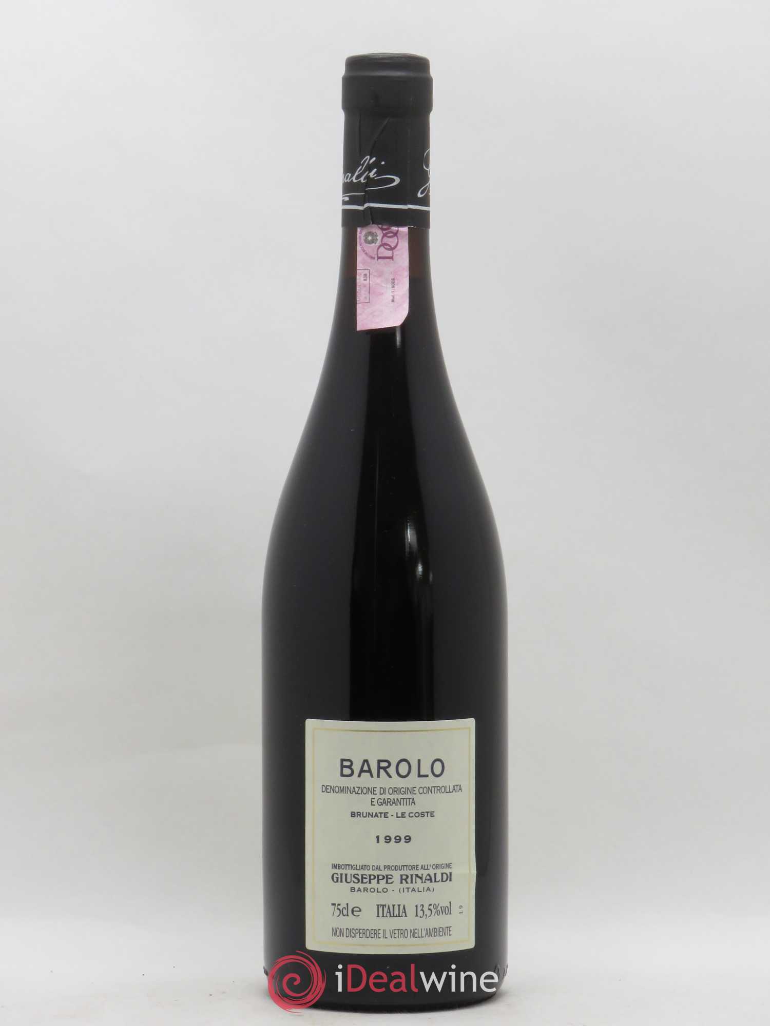 Barolo DOCG Brunate Le Coste Giuseppe Rinaldi 1999 - Posten von 1 Flasche - 1