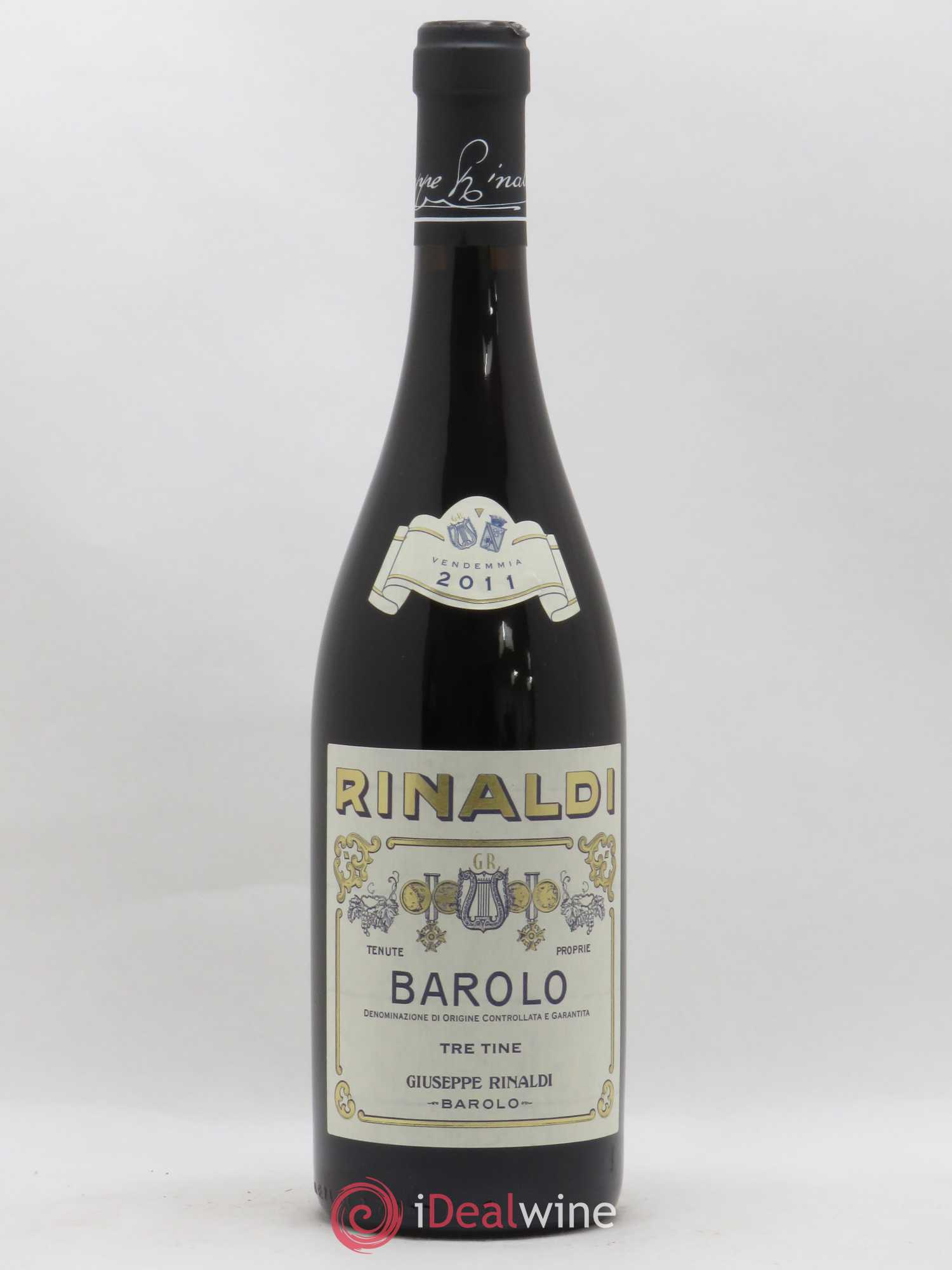Barolo DOCG Tre Tine Giuseppe Rinaldi 2011 - Lot de 1 bouteille - 0