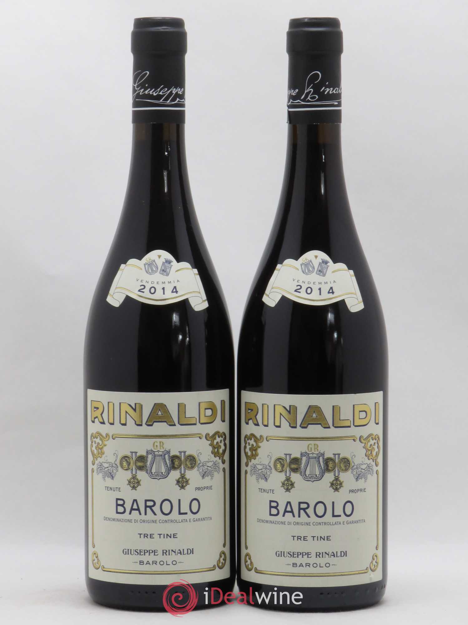 Barolo DOCG Tre Tine Giuseppe Rinaldi 2014 - Posten von 2 Flaschen - 0