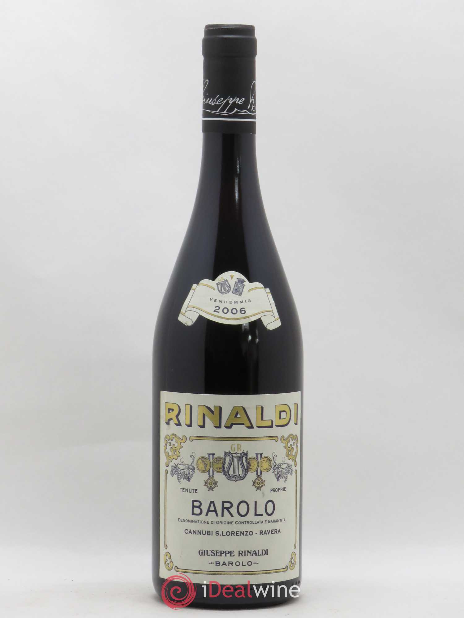 Barolo DOCG Cannubi San Lorenzo Ravera Giuseppe Rinaldi 2006 - Lot de 1 bouteille - 0