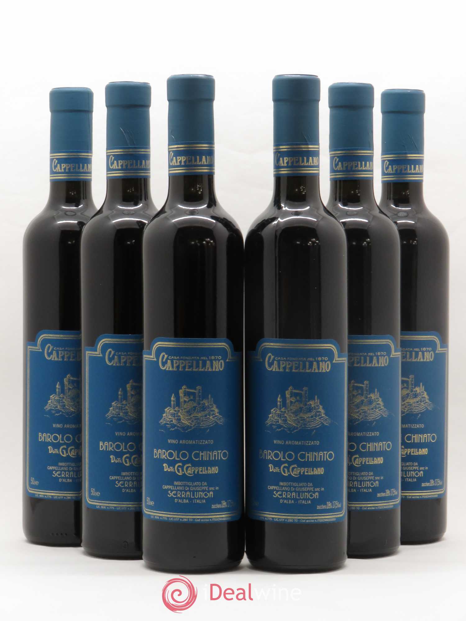 Barolo DOCG Chinato Vino Aromatizzato Cappellano 50cl - Lot de 6 bouteilles - 0