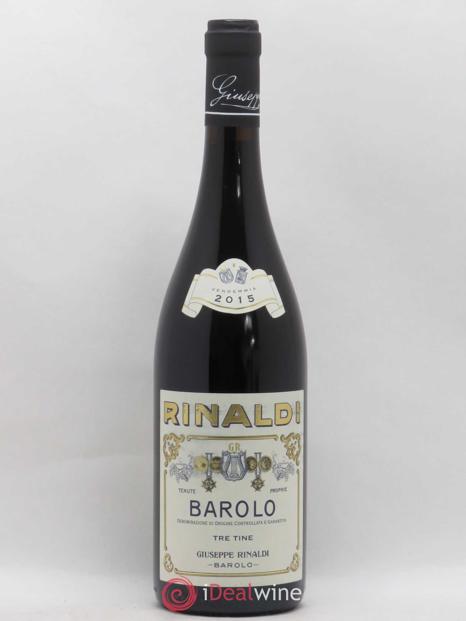 Barolo DOCG Tre Tine Giuseppe Rinaldi 2015 - Lot de 1 bouteille - 0