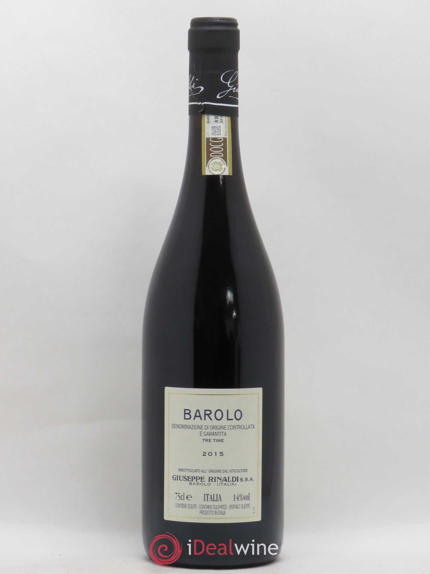 Barolo DOCG Tre Tine Giuseppe Rinaldi 2015 - Posten von 1 Flasche - 1