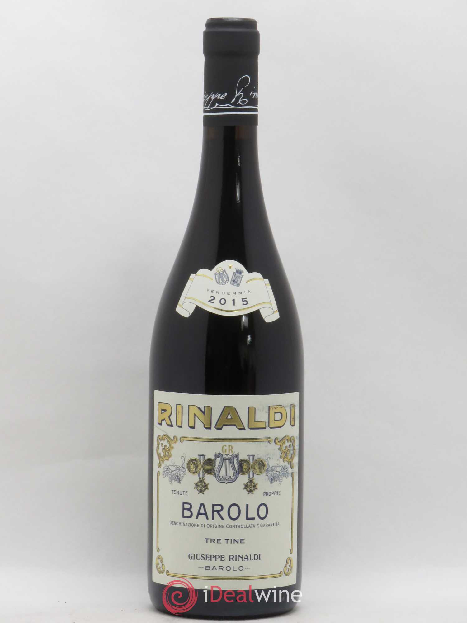 Barolo DOCG Tre Tine Giuseppe Rinaldi 2015 - Posten von 1 Flasche - 0