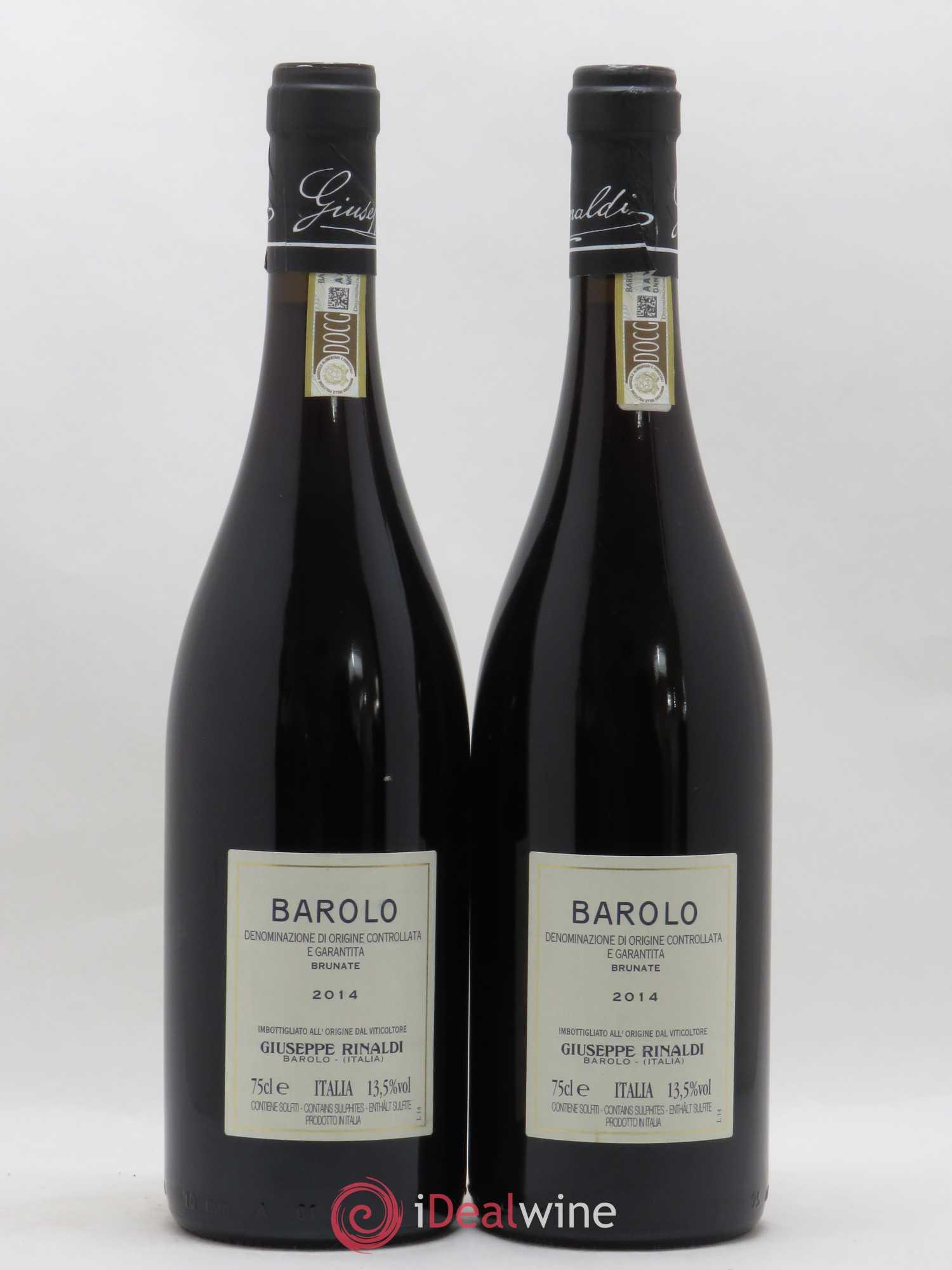 Barolo DOCG Brunate Giuseppe Rinaldi 2014 - Posten von 2 Flaschen - 1