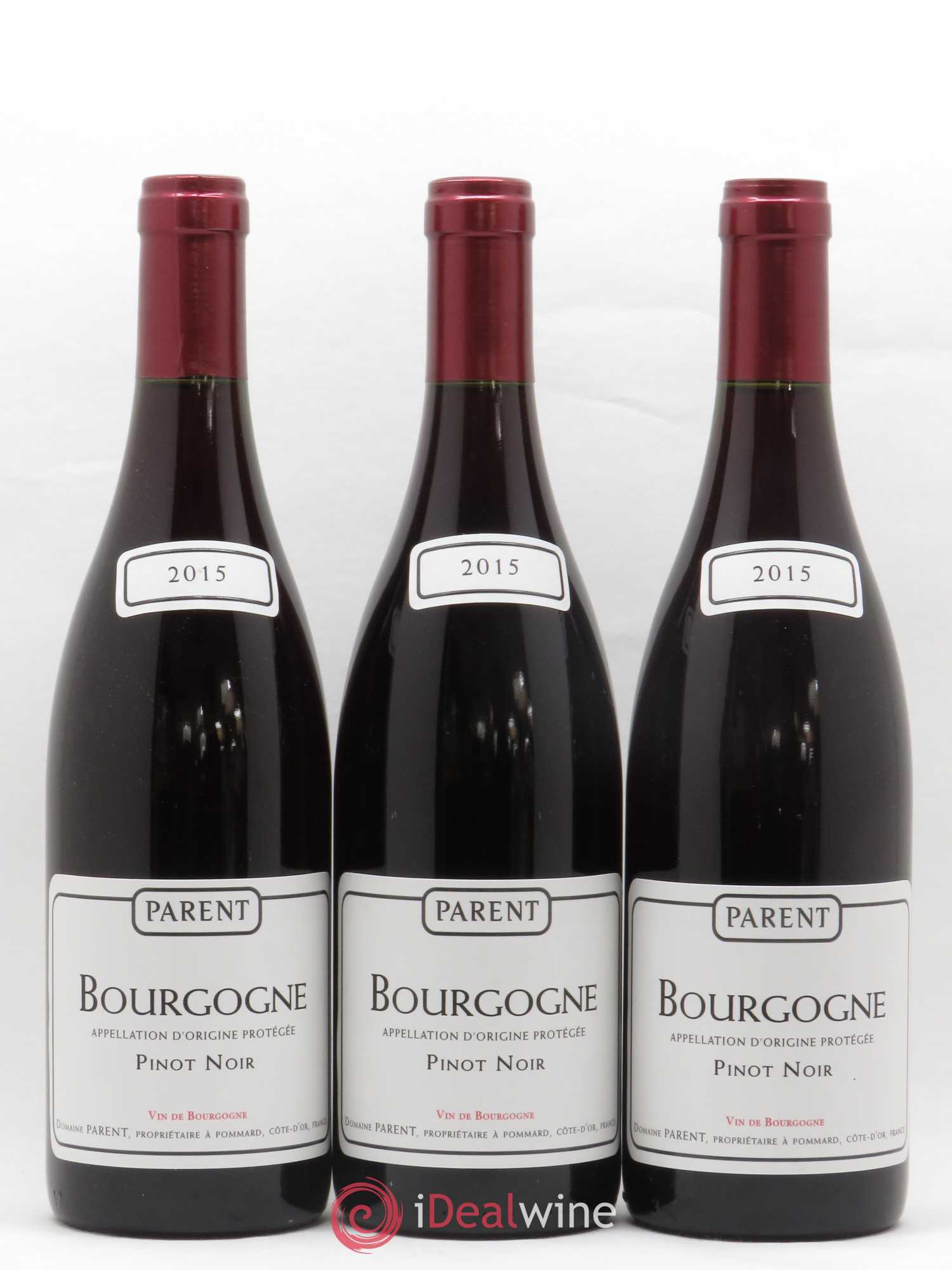Bourgogne Parent (Domaine) 2015 - Lot de 3 bouteilles - 0