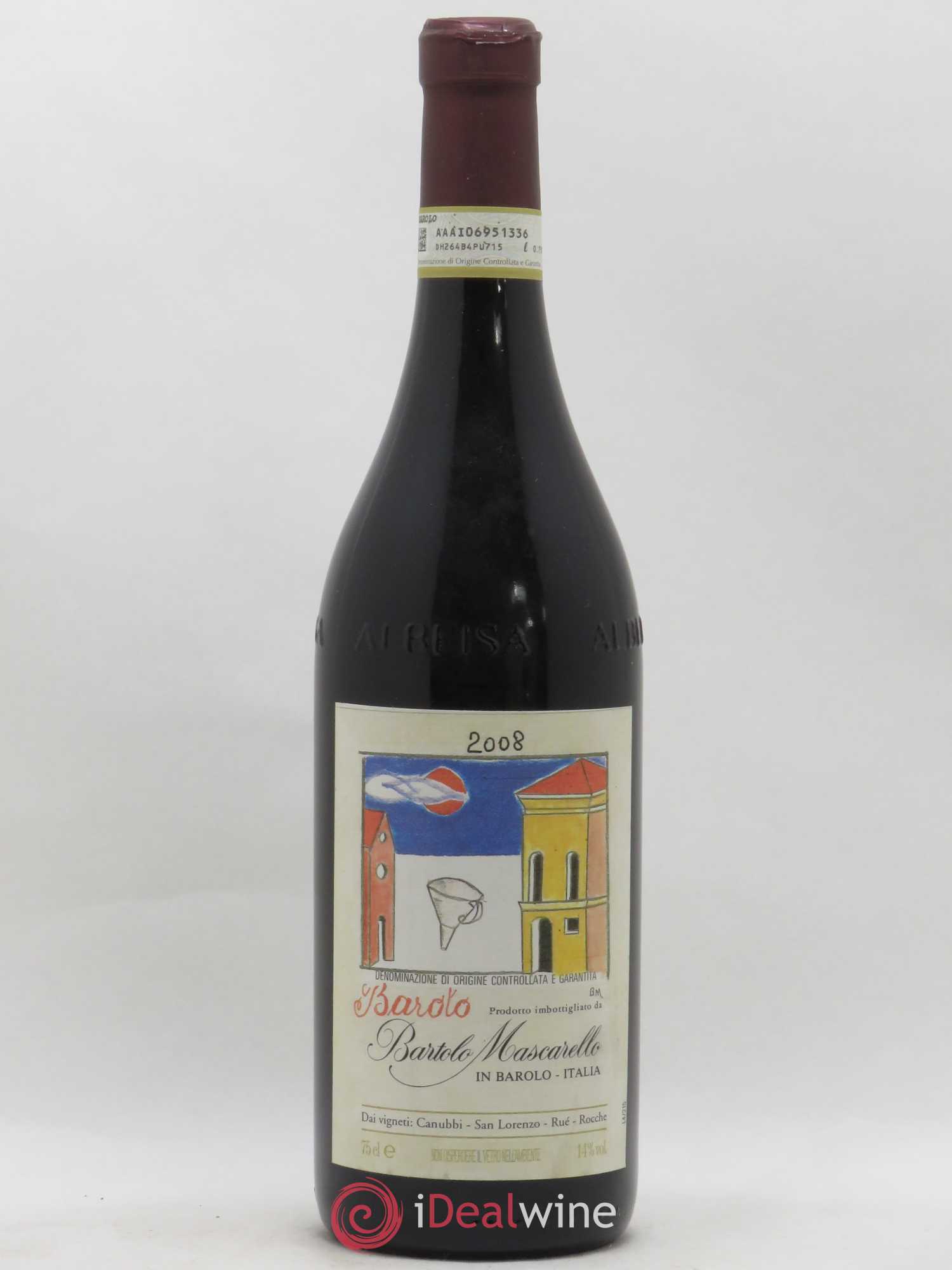 Barolo DOCG Bartolo Mascarello Etiqueta Disegnata 2008 - Posten von 1 Flasche - 0