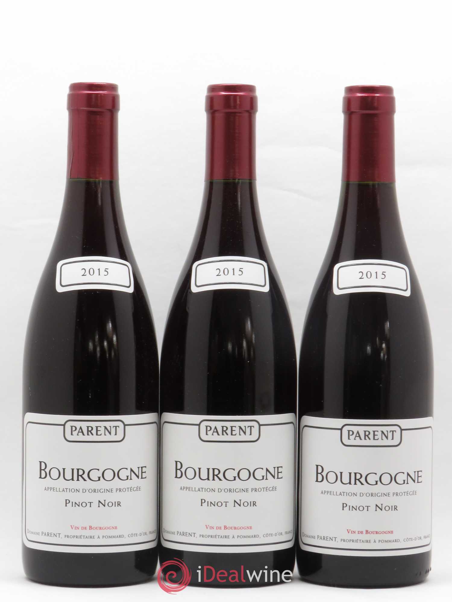 Bourgogne Parent (Domaine) 2015 - Lot de 3 bouteilles - 0