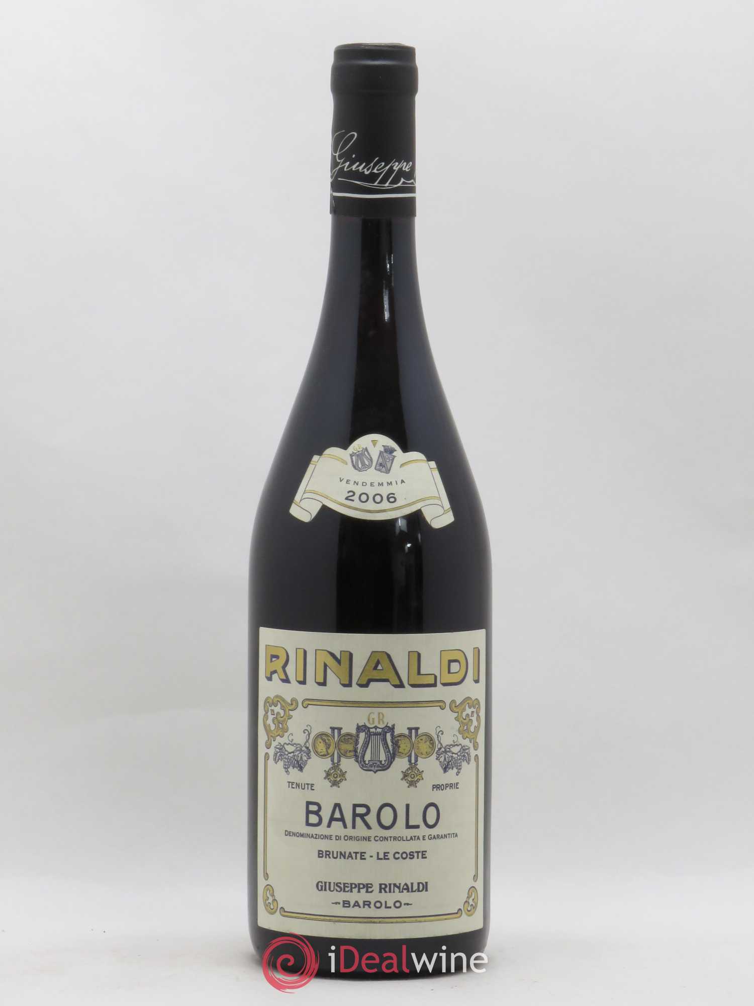 Barolo DOCG Brunate Le Coste Giuseppe Rinaldi 2006 - Lot de 1 bouteille - 0