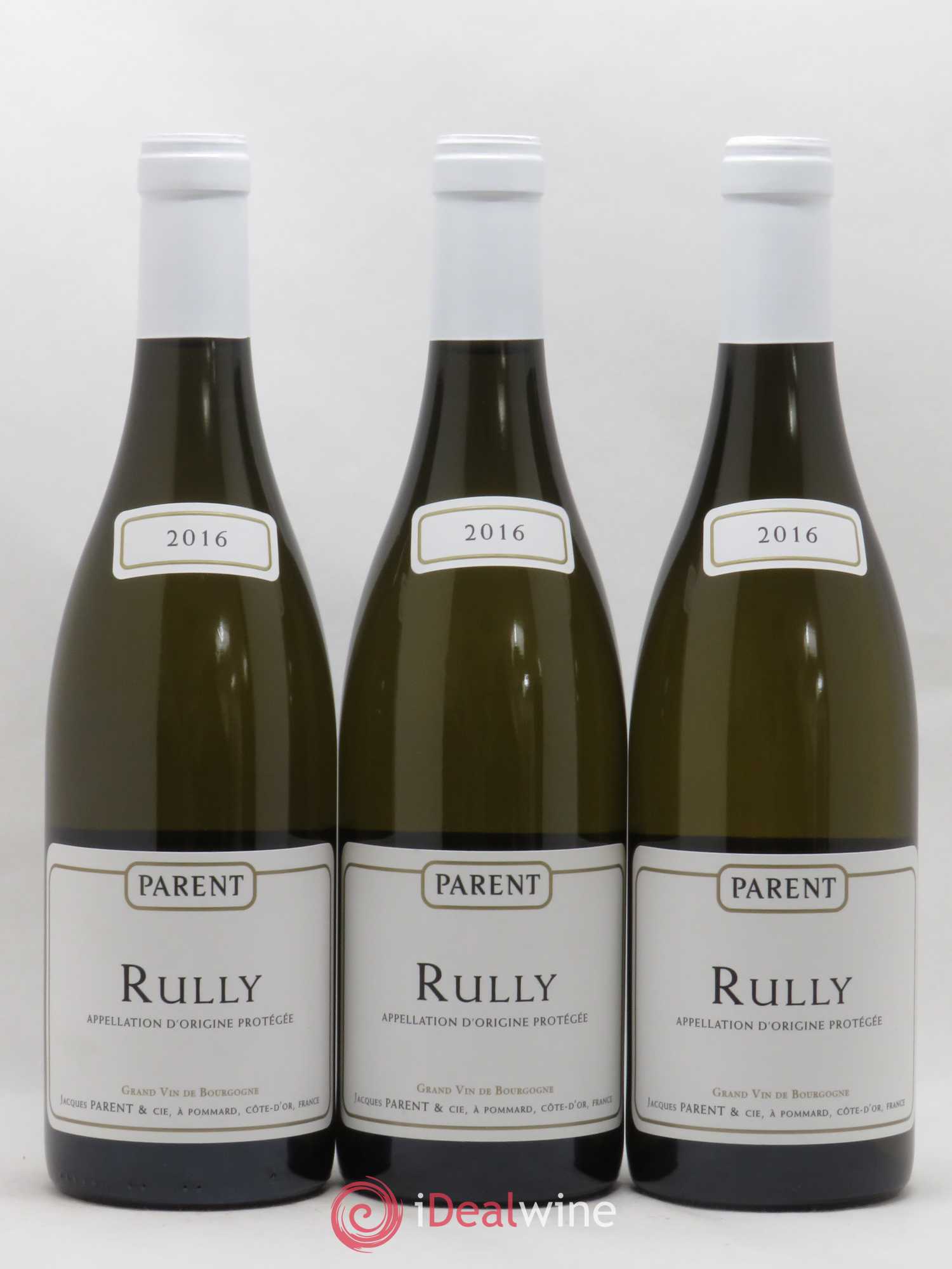 Rully Parent (Domaine) 2016 - Posten von 3 Flaschen - 0