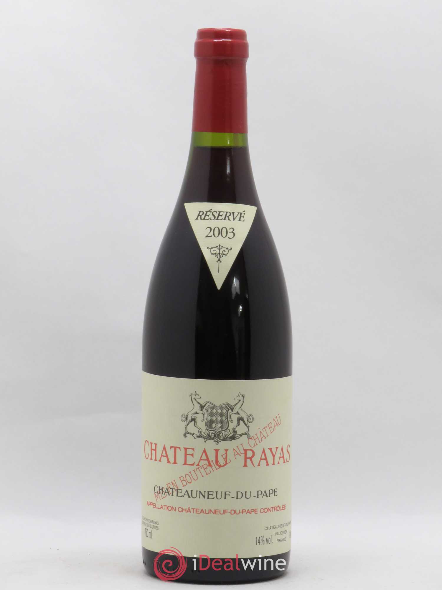 Châteauneuf-du-Pape Château Rayas Emmanuel Reynaud 2003 - Lot de 1 bouteille - 0