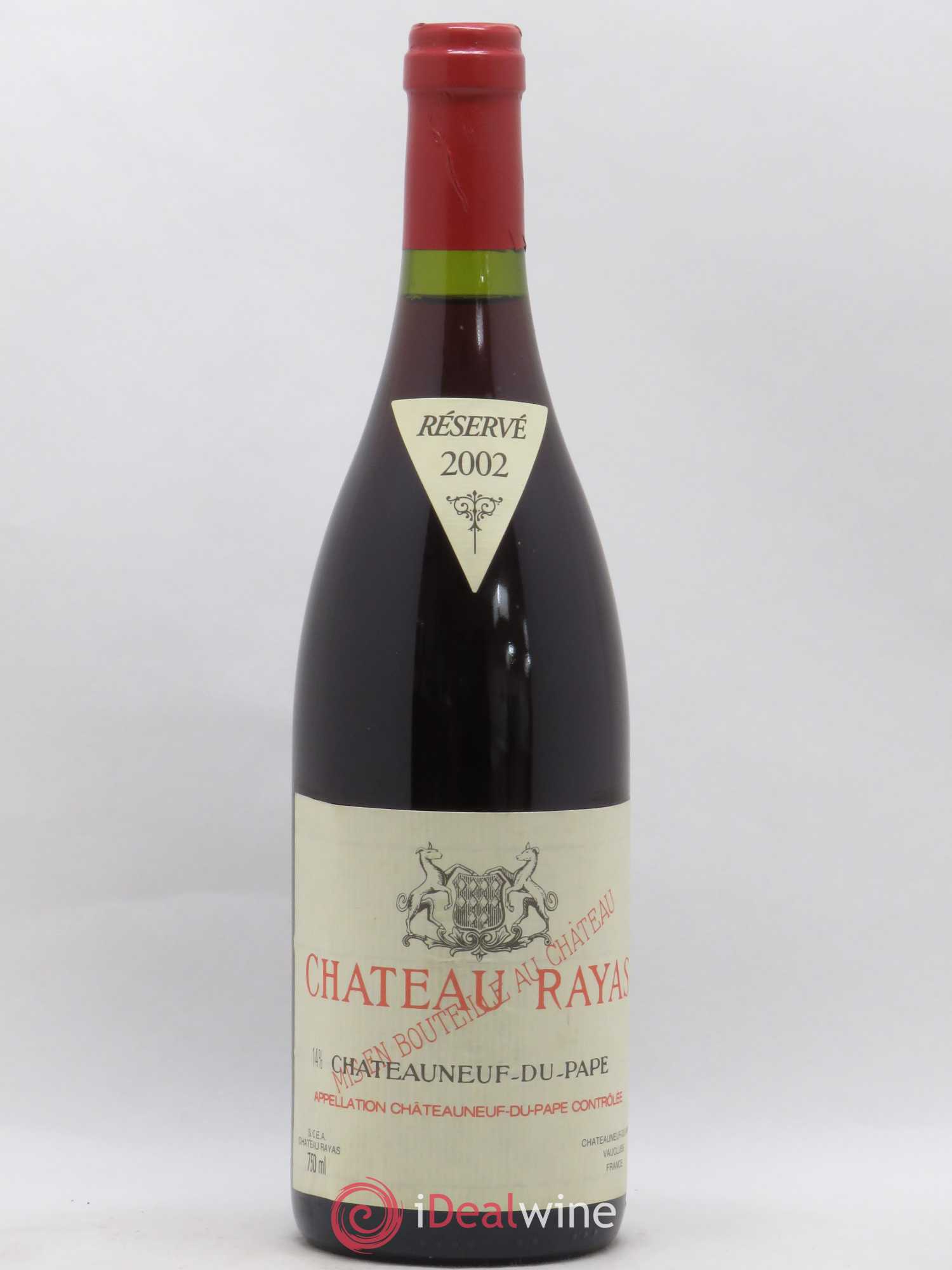 Châteauneuf-du-Pape Château Rayas Emmanuel Reynaud 2002 - Lot de 1 bouteille - 0