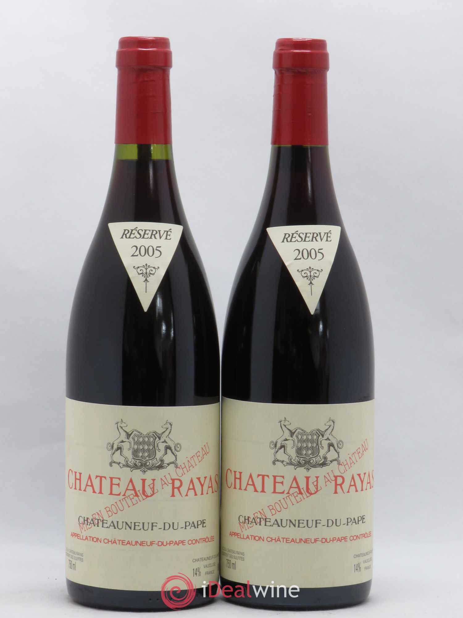 Châteauneuf-du-Pape Château Rayas Emmanuel Reynaud 2005 - Lot de 2 bouteilles - 0