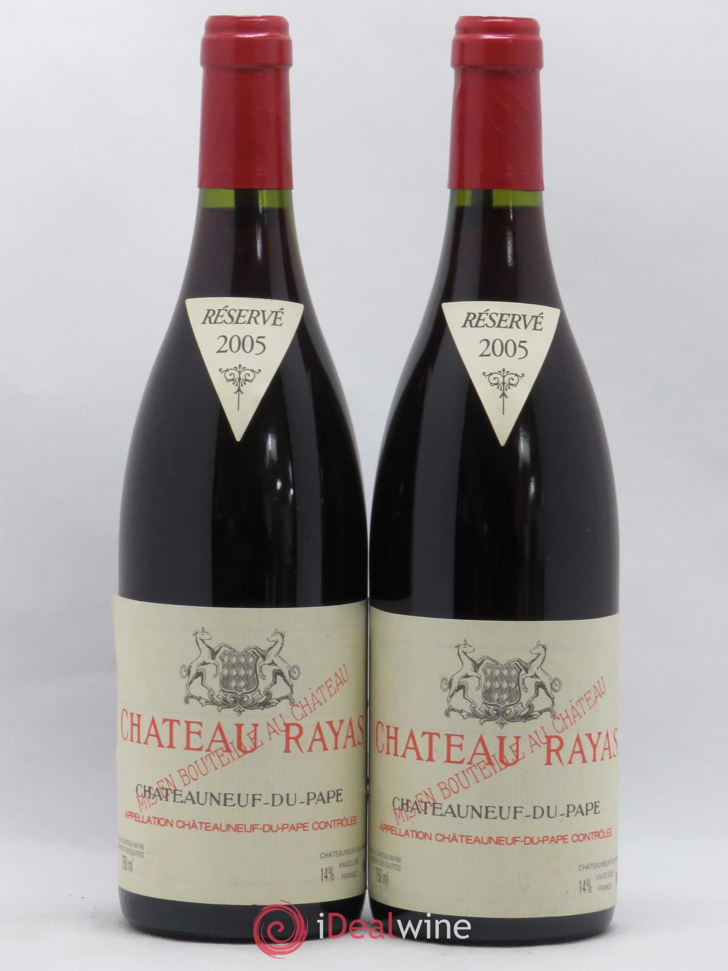 Châteauneuf-du-Pape Château Rayas Emmanuel Reynaud 2005 - Lot de 2 bouteilles - 0