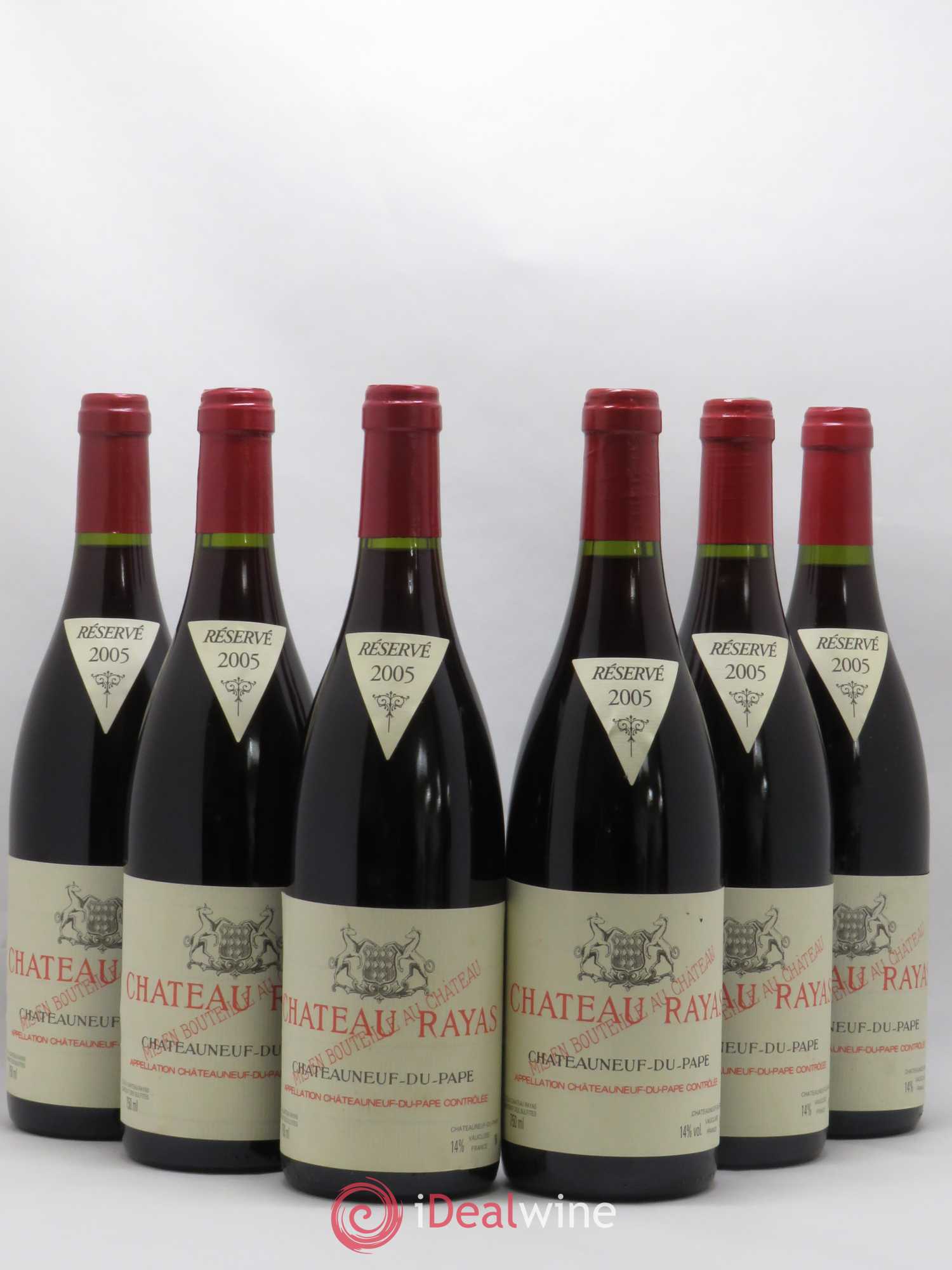 Châteauneuf-du-Pape Château Rayas Emmanuel Reynaud 2005 - Lot de 6 bouteilles - 0