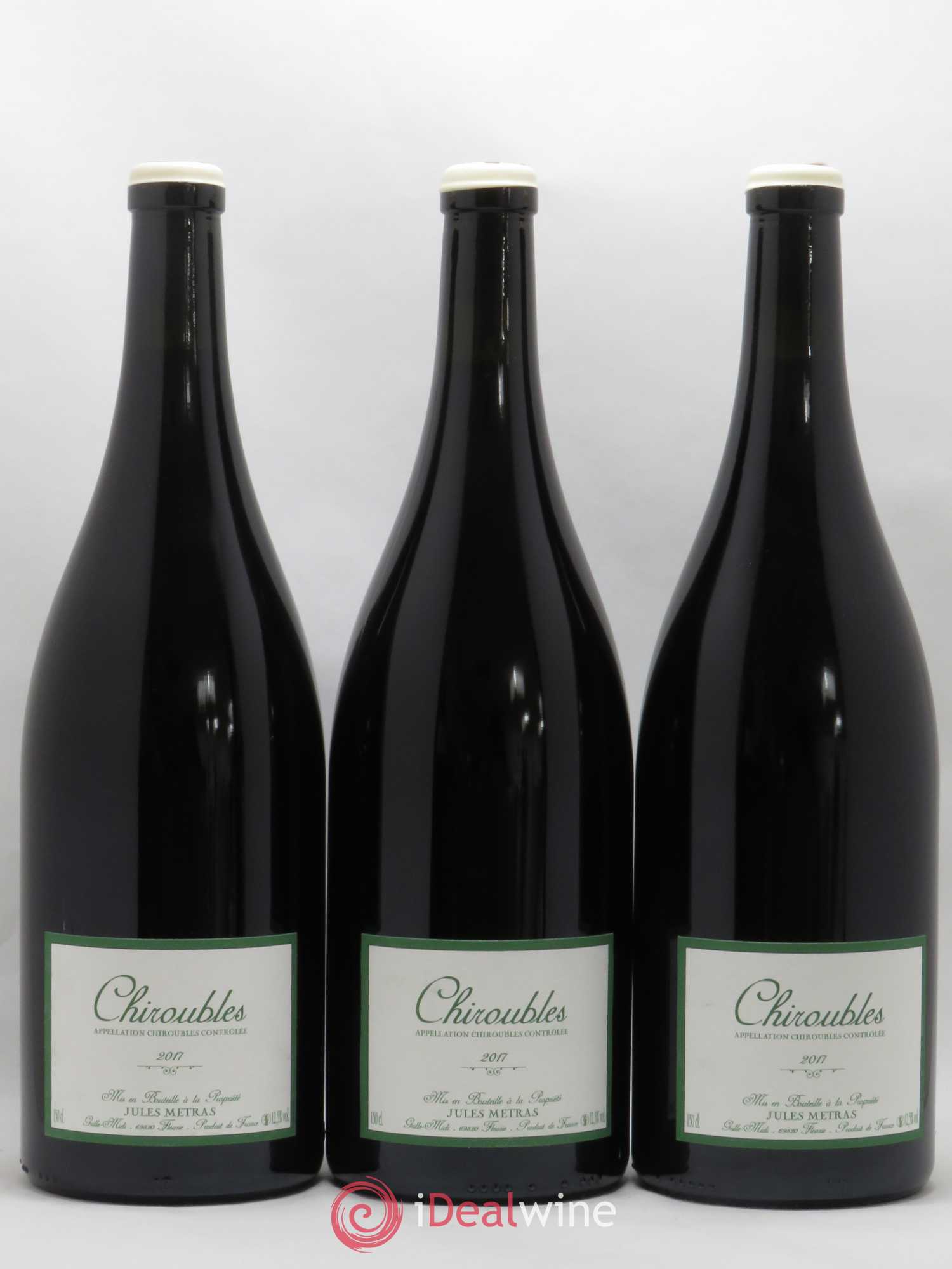 Chiroubles Jules Métras (Domaine) 2017 - Lot de 3 magnums - 0