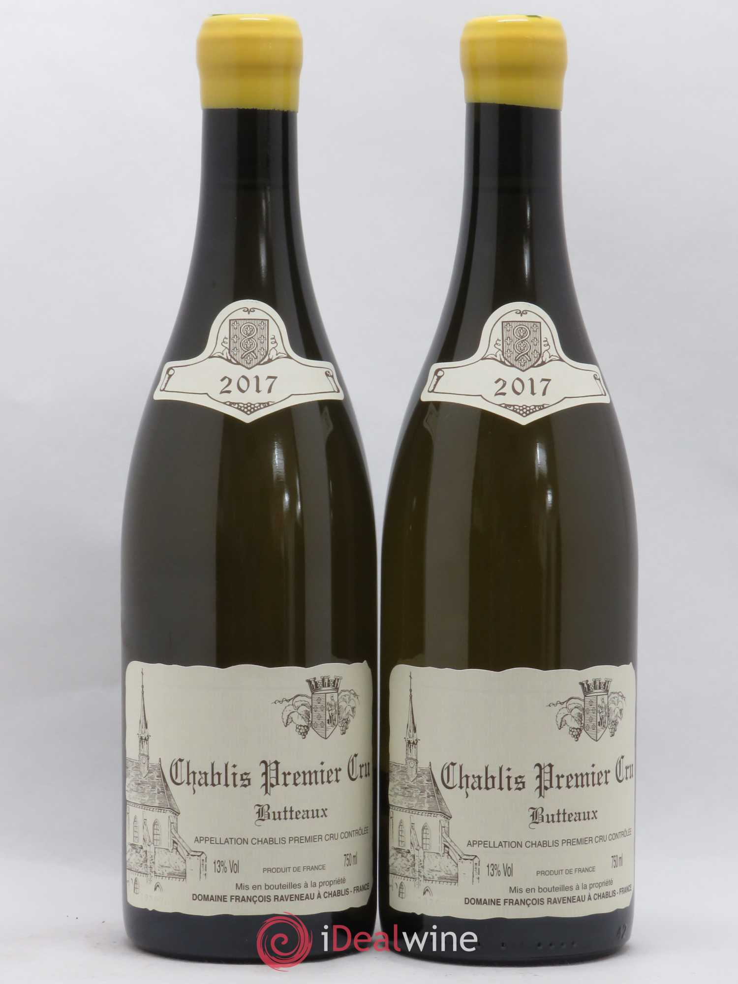 Chablis 1er Cru Butteaux Raveneau (Domaine) 2017 - Lot de 2 bouteilles - 0