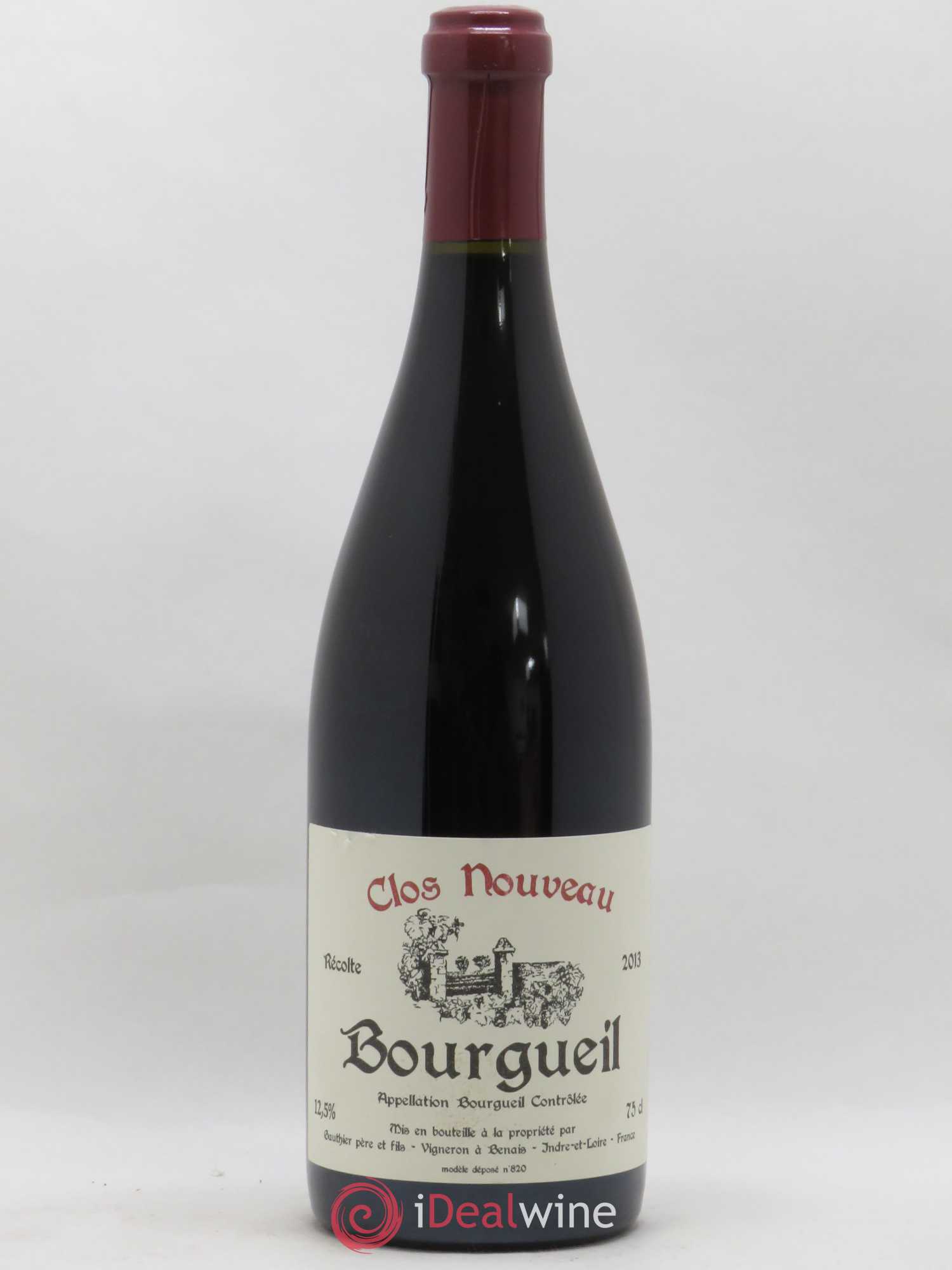 Bourgueil Clos Nouveau Domaine du Bel Air 2013 - Lot de 1 bouteille - 0