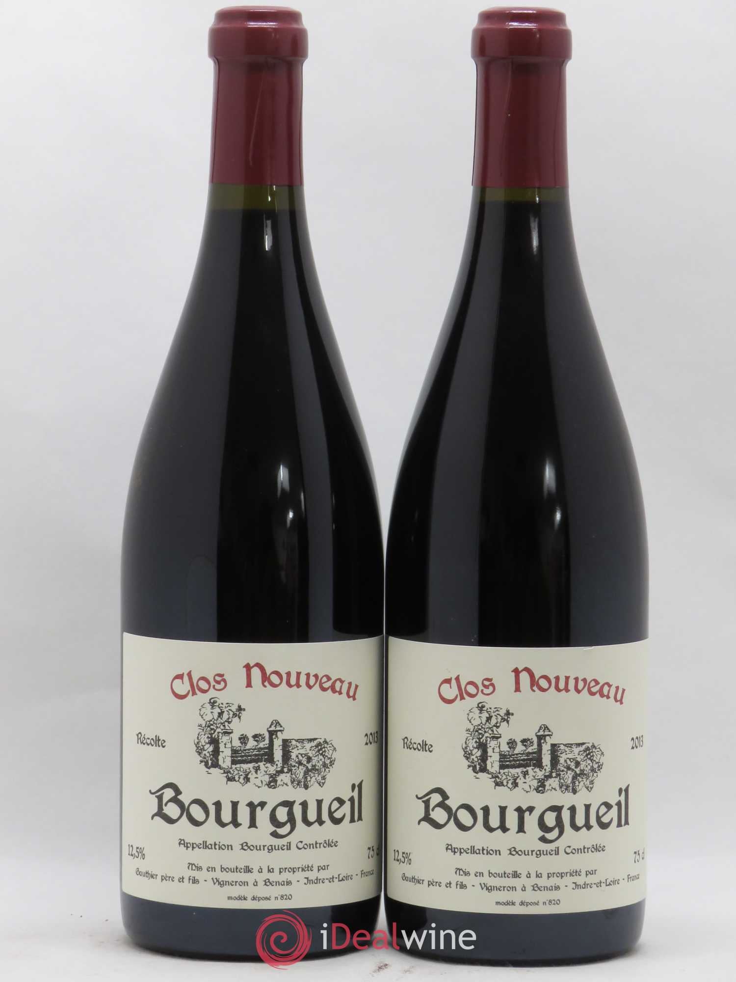 Bourgueil Clos Nouveau Domaine du Bel Air 2013 - Lot de 2 bouteilles - 0