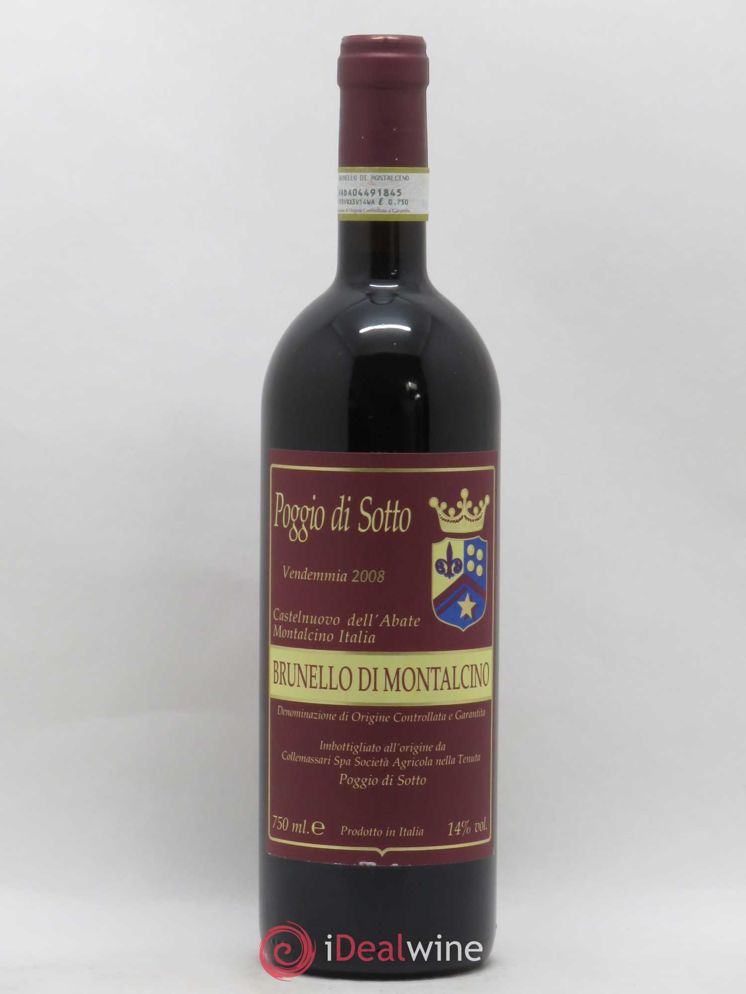 Brunello di Montalcino DOCG Poggio di Sotto 2008 - Lot de 1 bouteille - 0