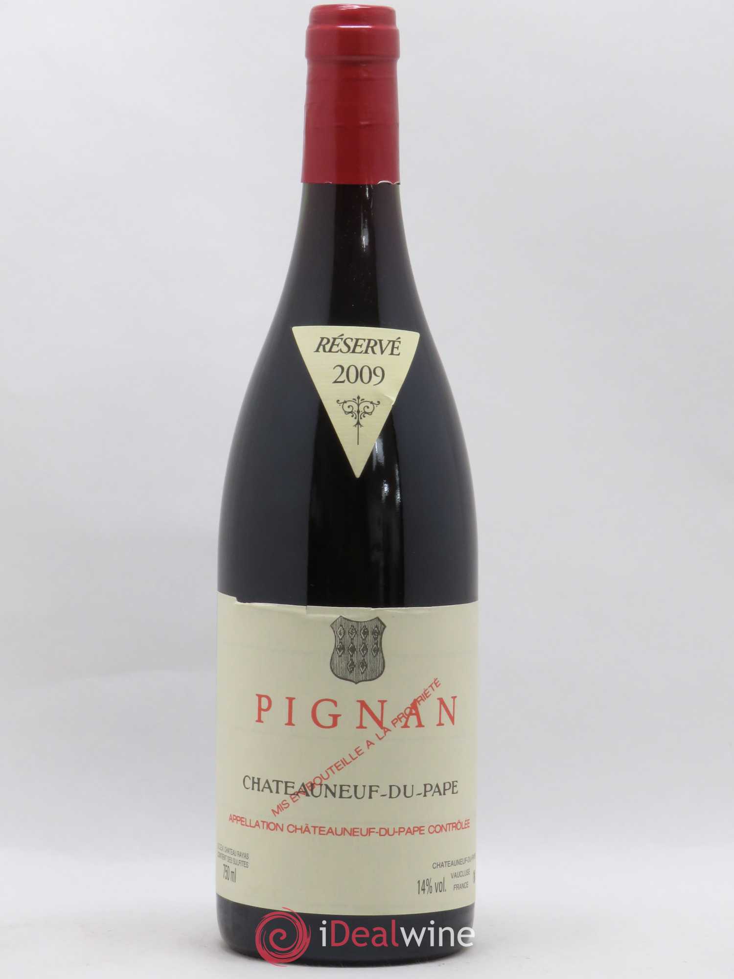 Châteauneuf-du-Pape Pignan Emmanuel Reynaud 2009 - Lot de 1 bouteille - 0