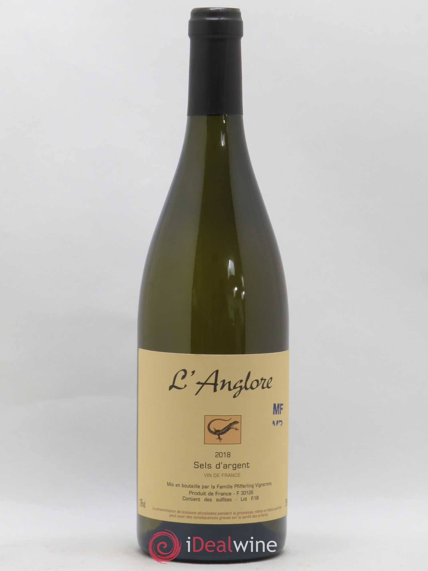 Vin de France Sels d'argent L'Anglore 2018 - Lot de 1 bouteille - 0