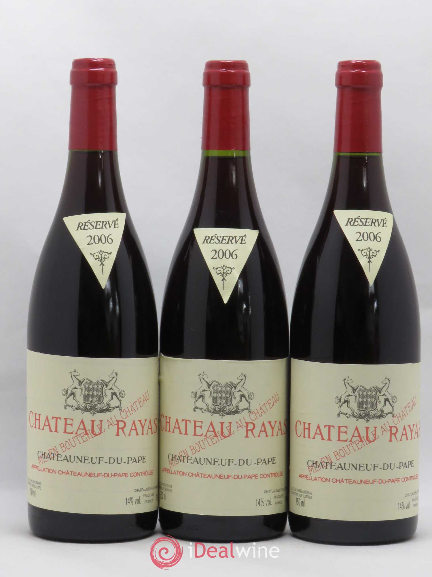 Châteauneuf-du-Pape Château Rayas Emmanuel Reynaud 2006 - Lot de 6 bouteilles - 1