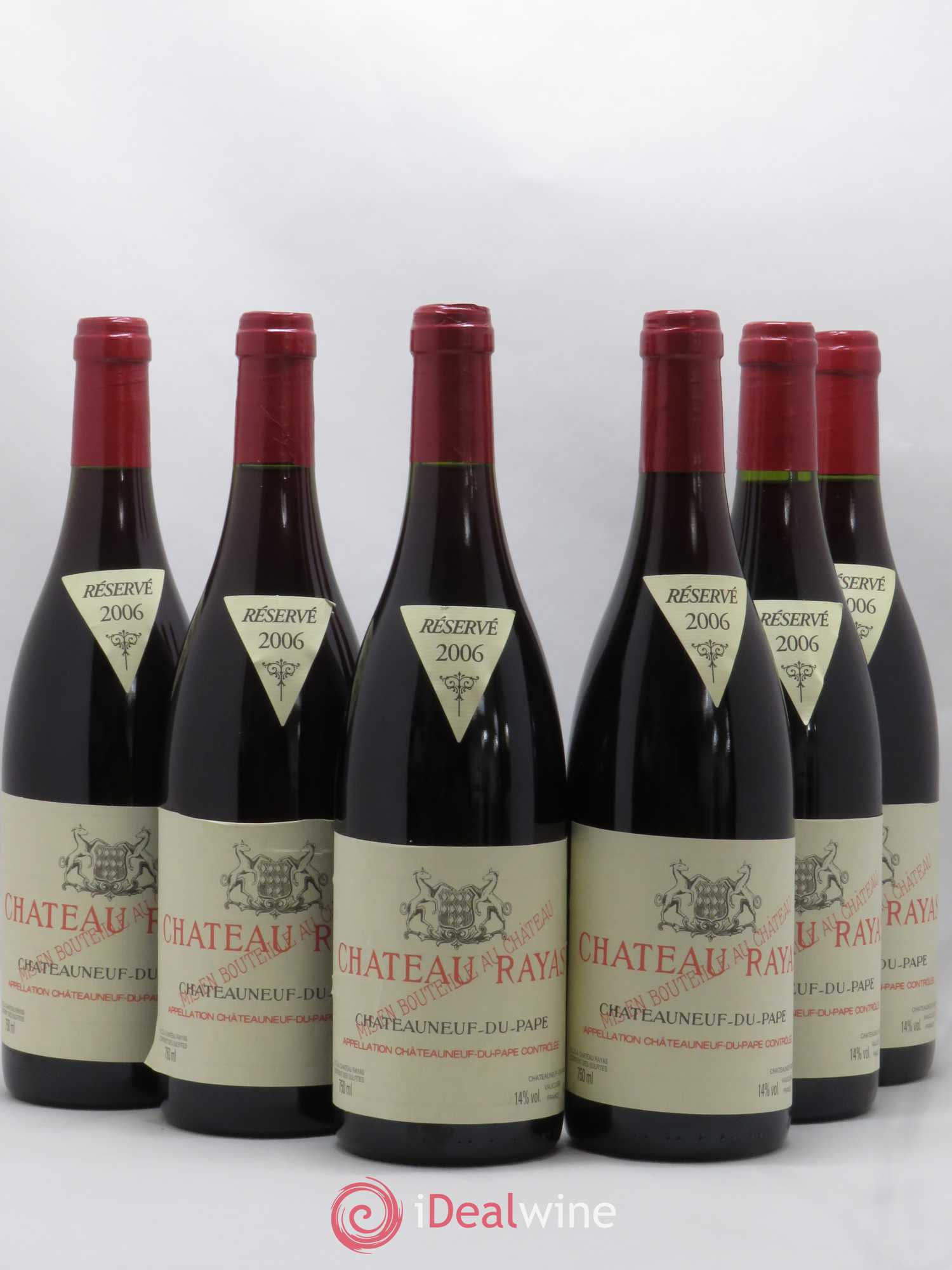 Châteauneuf-du-Pape Château Rayas Emmanuel Reynaud 2006 - Lot de 6 bouteilles - 0