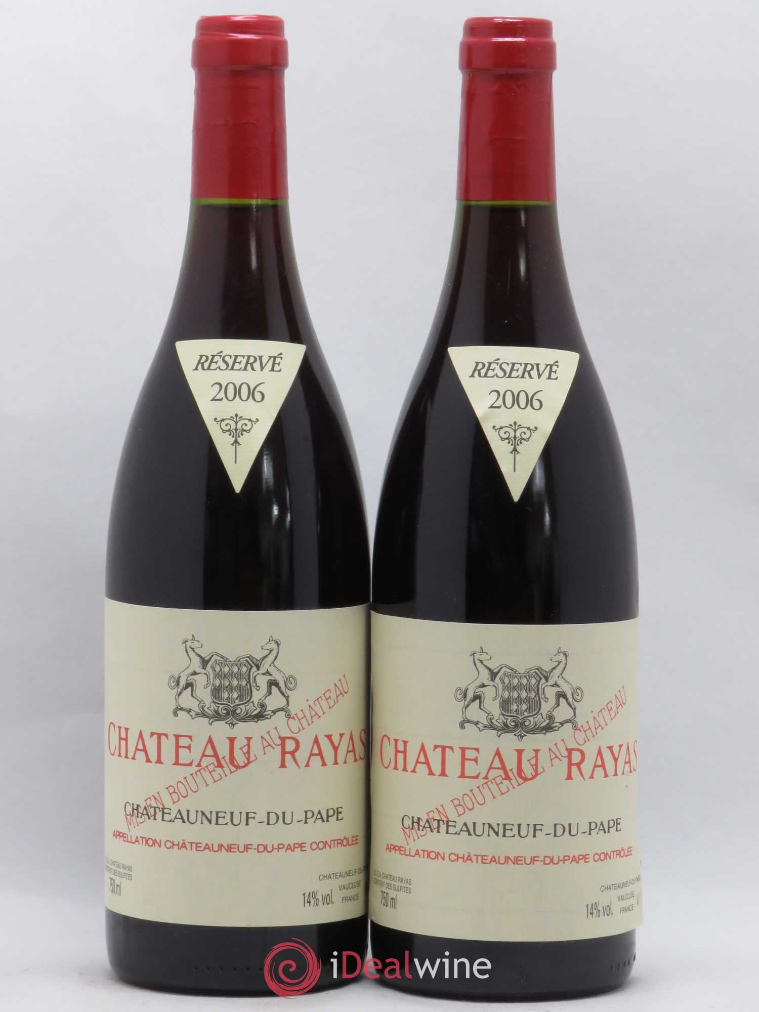 Châteauneuf-du-Pape Château Rayas Emmanuel Reynaud 2006 - Lot de 2 bouteilles - 0