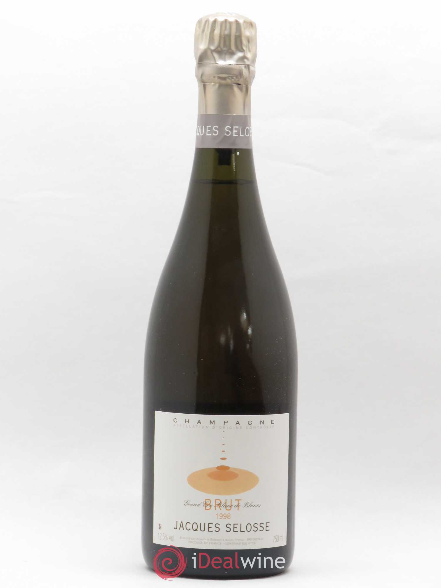Blanc de Blancs Millésimé Jacques Selosse Brut 1998 - Lot de 1 bouteille - 0