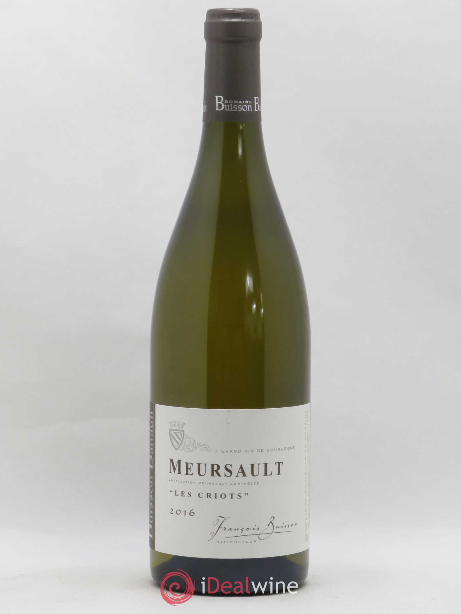 Meursault Les Criots Domaine Buisson Battault 2016 - Posten von 1 Flasche - 0